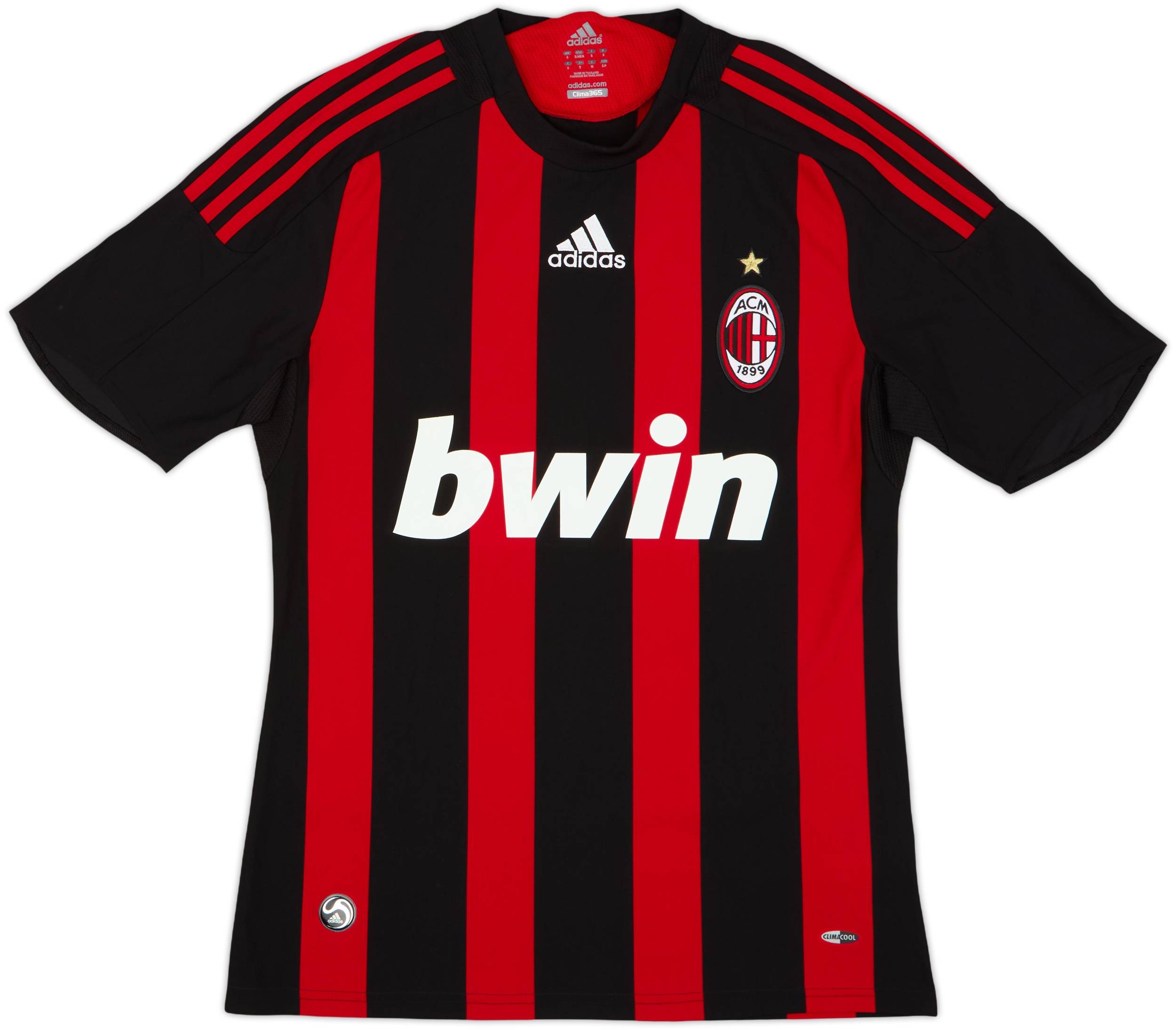 2008-09 AC Milan Player Issue Home Shirt #3 - 7/10 - (S)