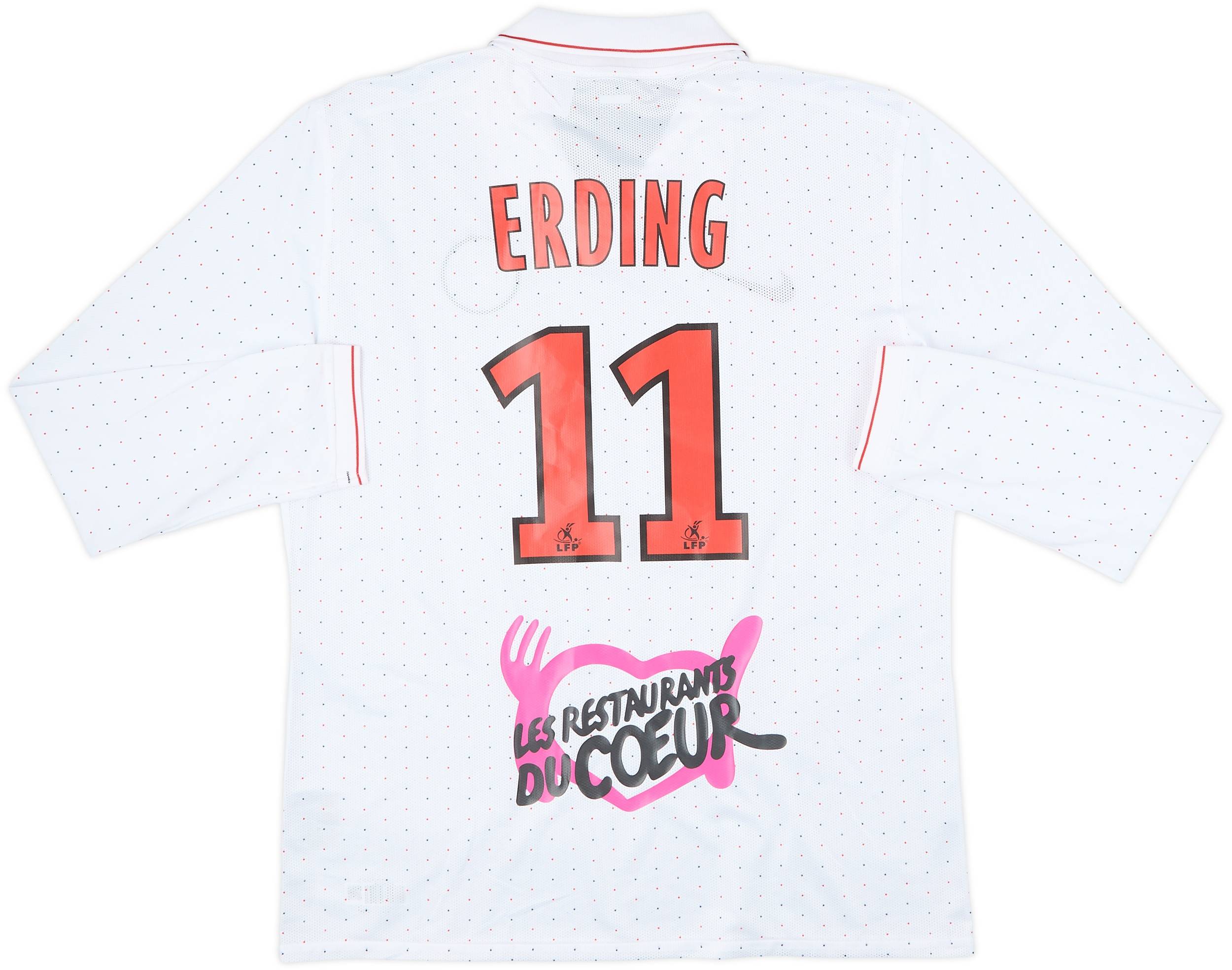 2009-10 Paris Saint-Germain Player Issue Away L/S Shirt Erding #11 (XL)