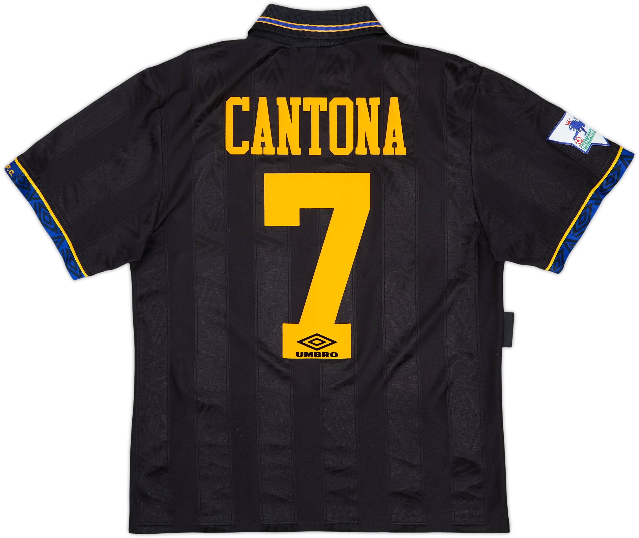 1993-95 Manchester United Away Shirt Cantona #7 (M)