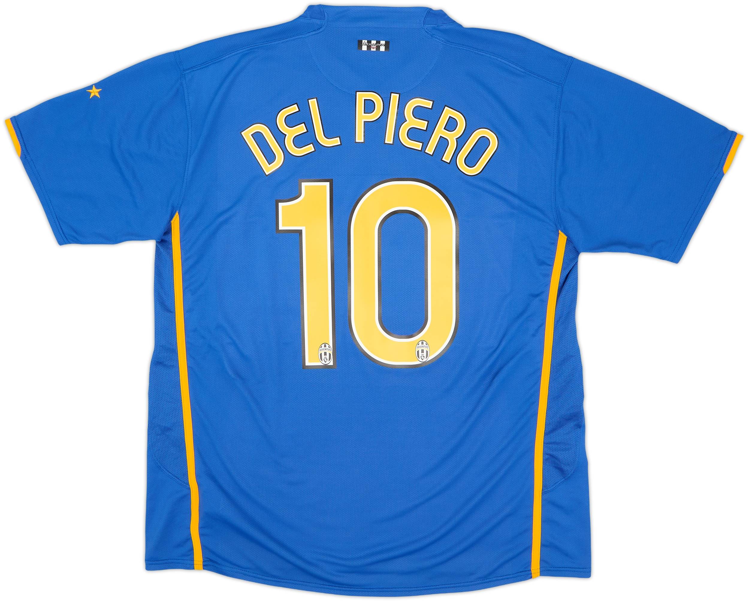 2007-08 Juventus Away Shirt Del Piero #10 - 8/10 - (XL)