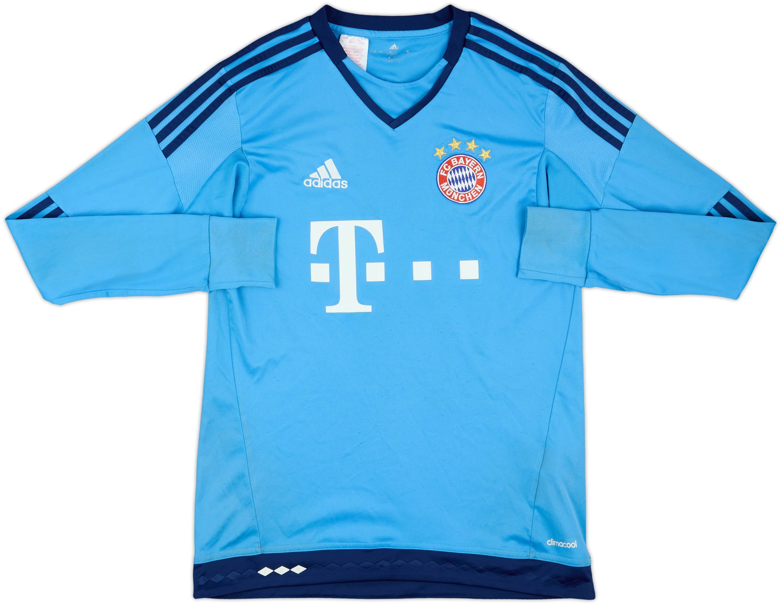 Maillot Domicile Enfant FC Bayern Munich 2015/16 – Taille 13-14 Ans, Adidas Rouge, Manches Courtes