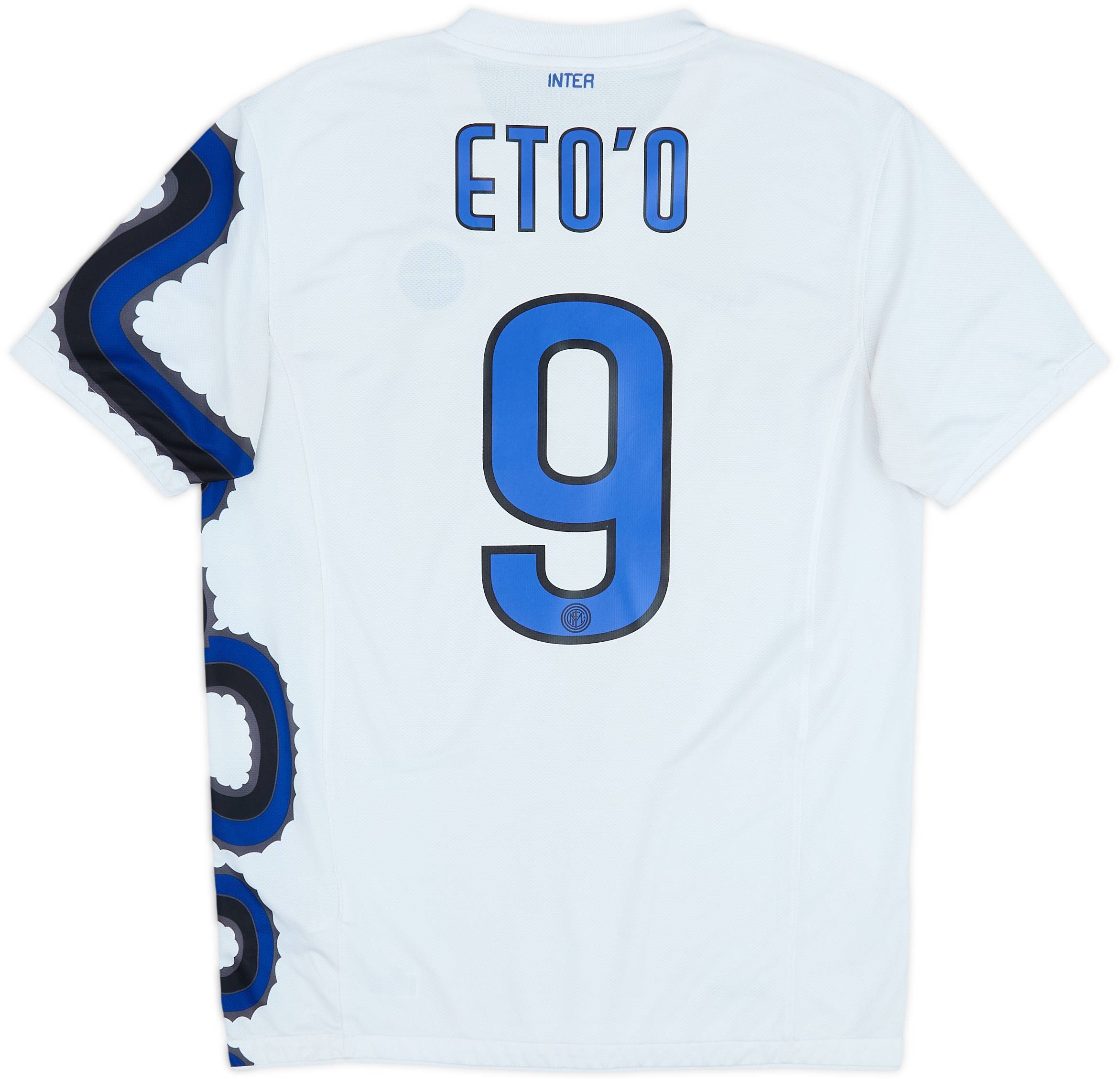 2010-11 Inter Milan Away Shirt Eto'o #9 - 6/10 - (M)