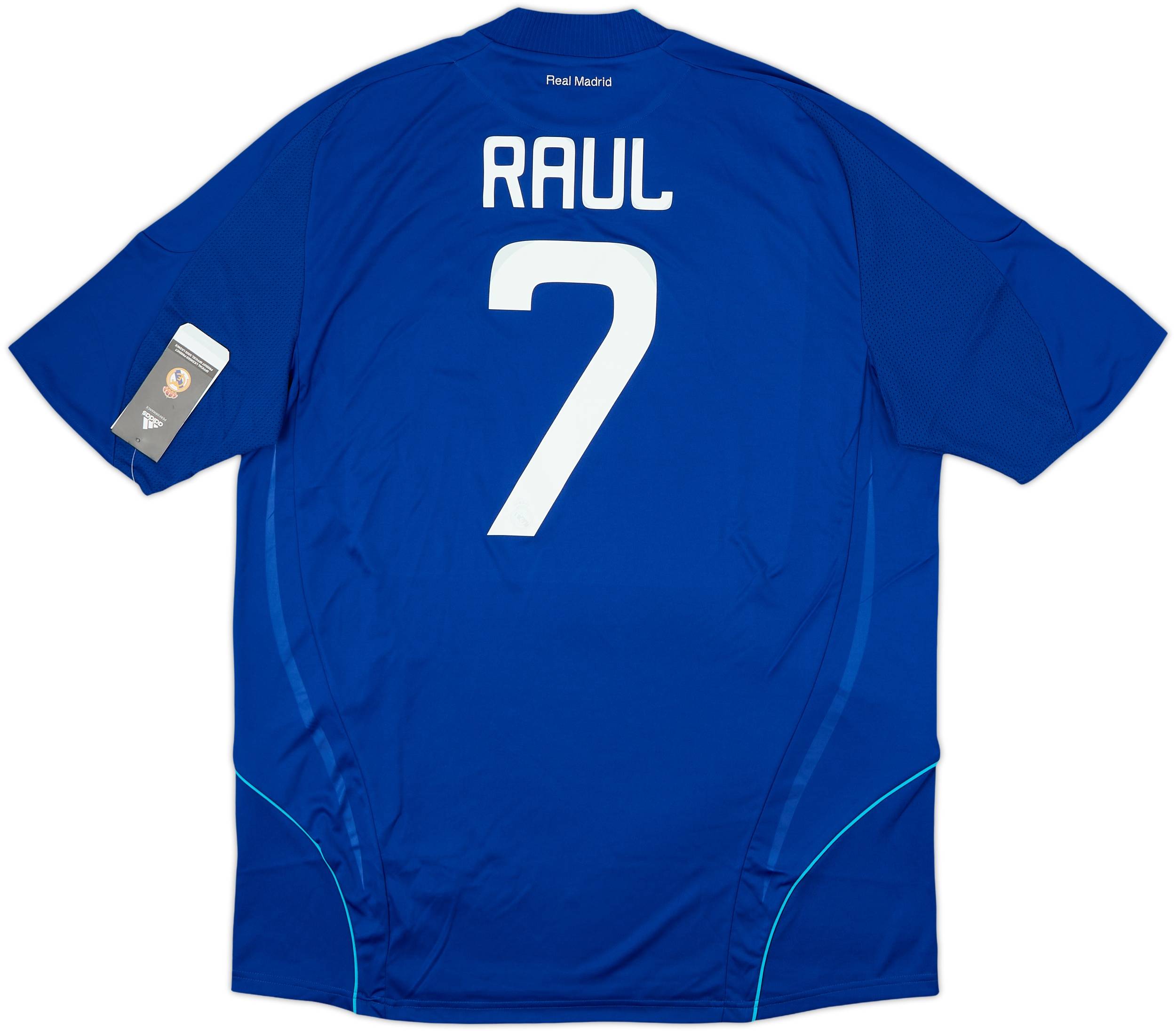 2008-09 Real Madrid Away Shirt Raul #7 (XL)