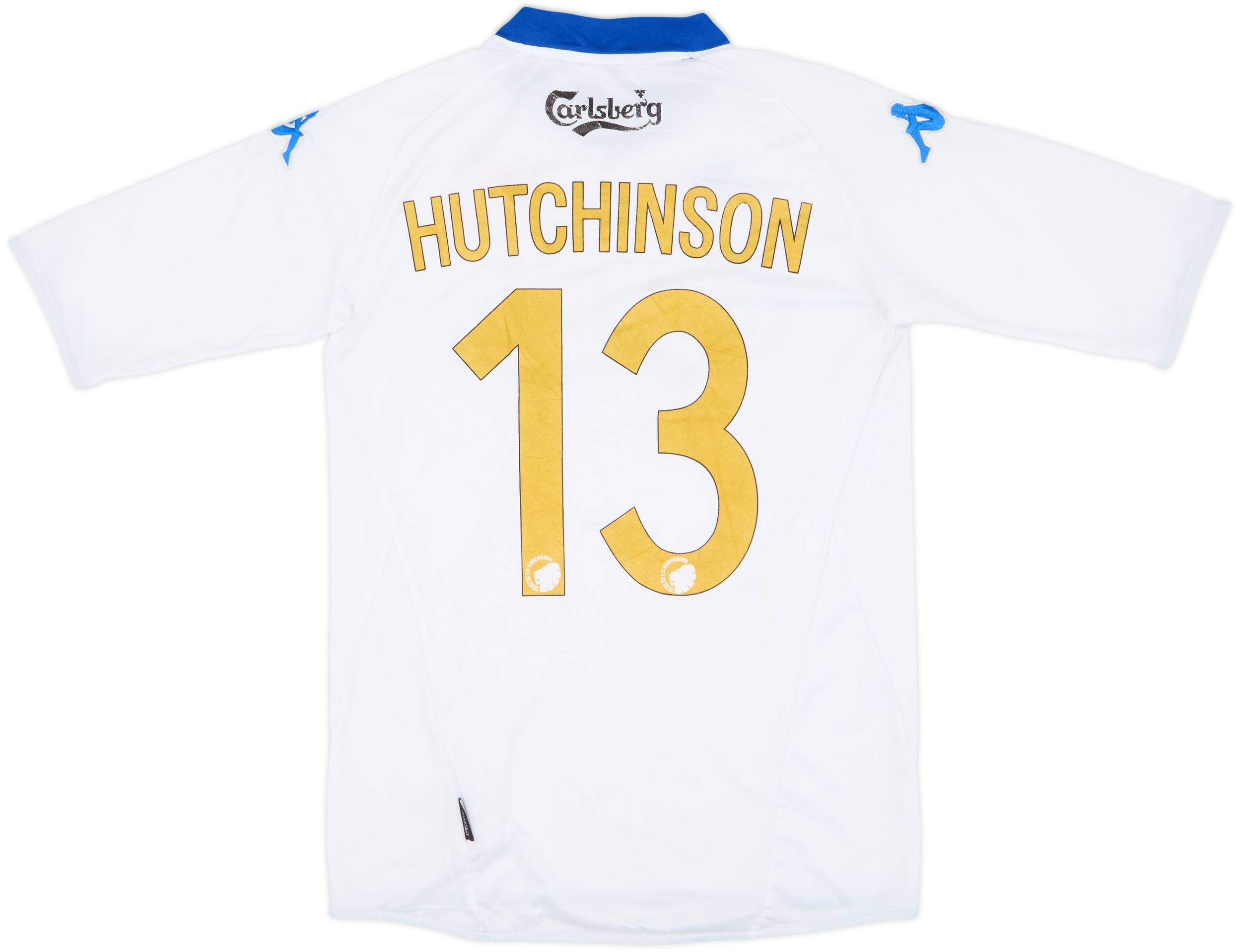 2007-08 FC Copenhagen Home Shirt Hutchinson #13 - 6/10 - (M)