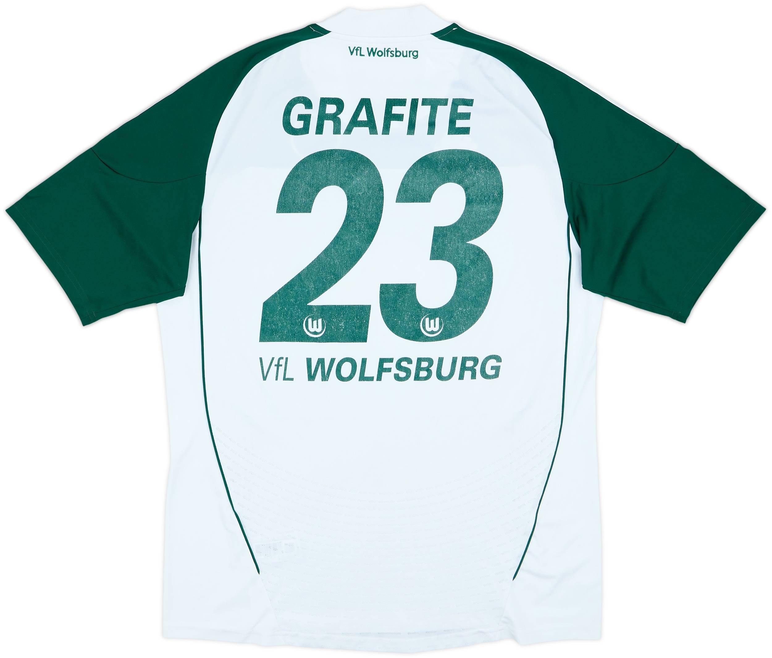 2010-11 Wolfsburg Home Shirt Grafite #23 - 6/10 - (L)