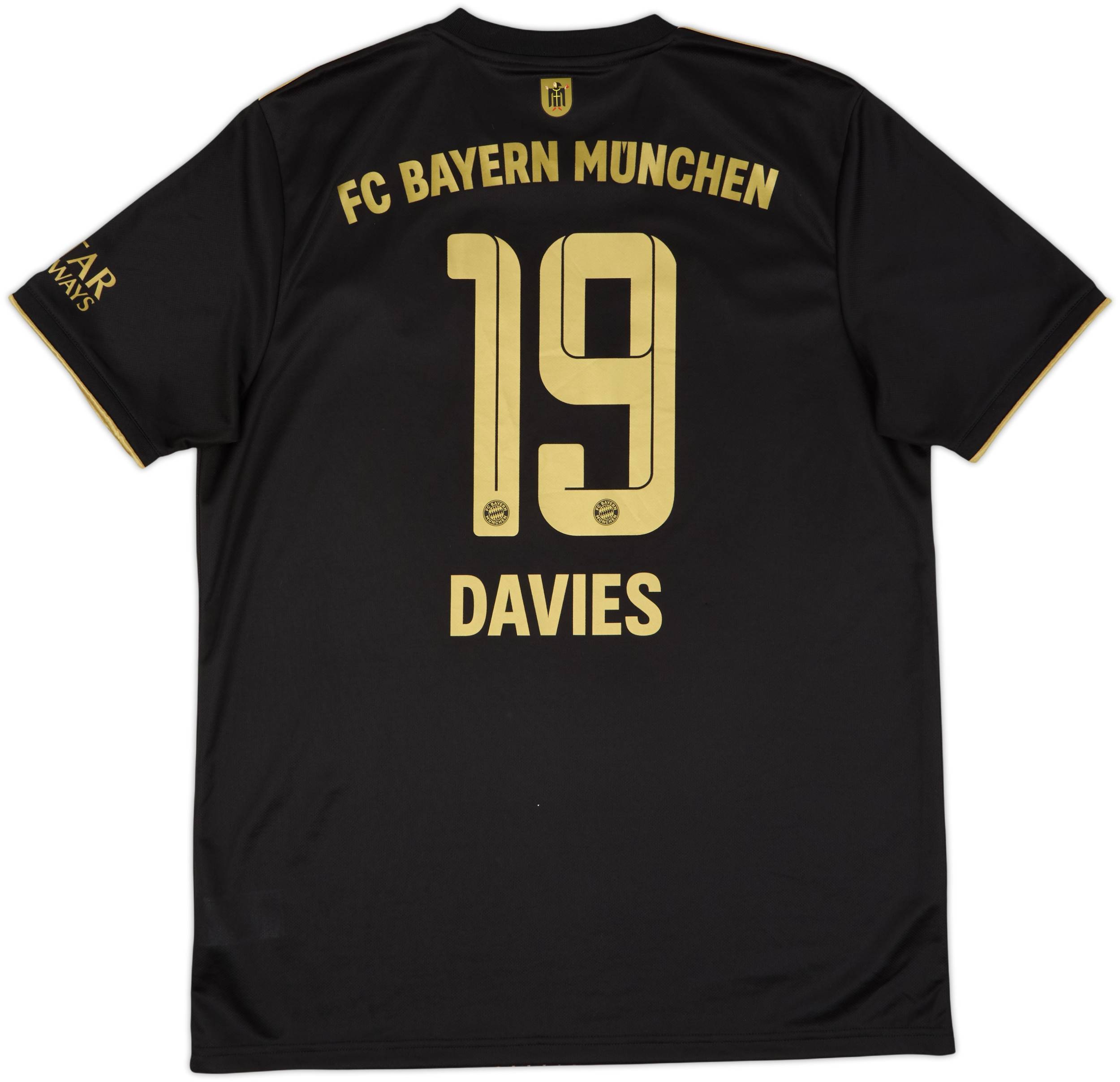 2021-22 Bayern Munich Away Shirt Davies #19 - 8/10 - (L)
