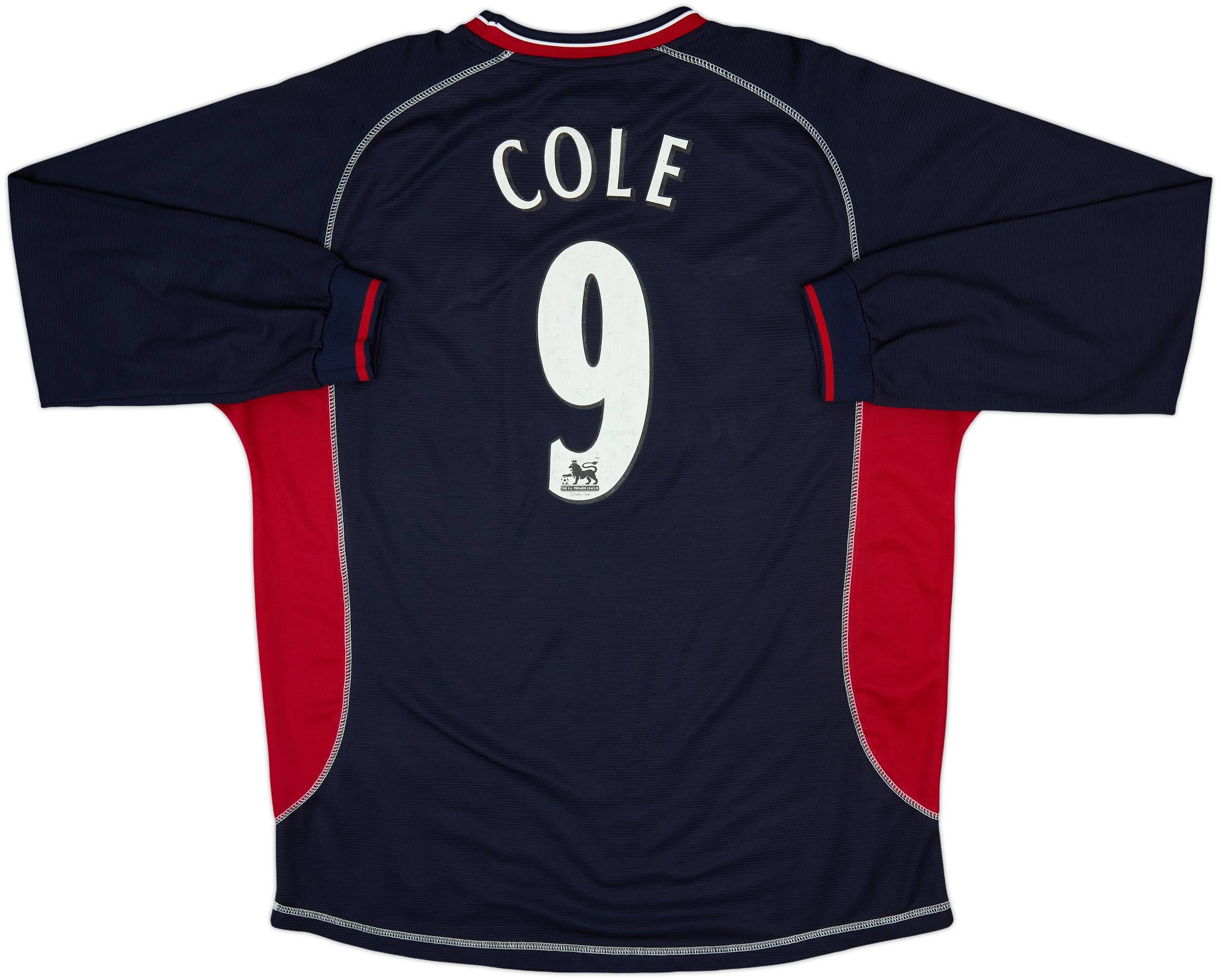 2000-01 Manchester United Third L/S Shirt Cole #9 (XL)