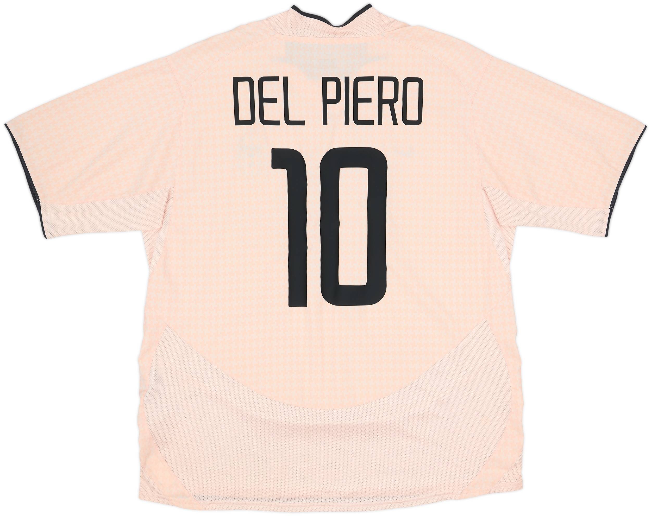 2003-04 Juventus Away Shirt Del Piero #10 - 6/10 - (XL)