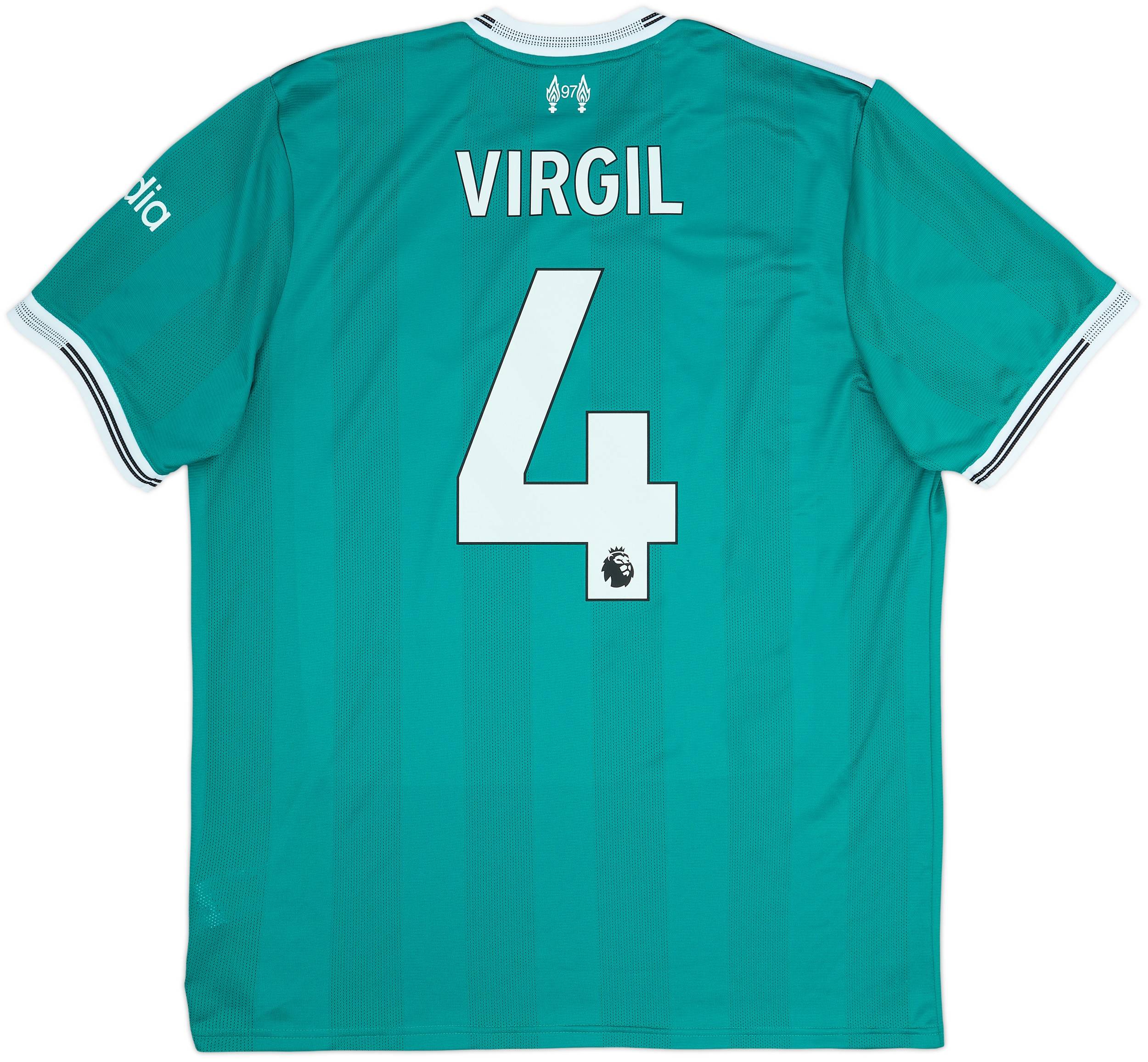 2025-26 Liverpool Authentic Third Shirt Virgil #4 - 9/10 - (XL)