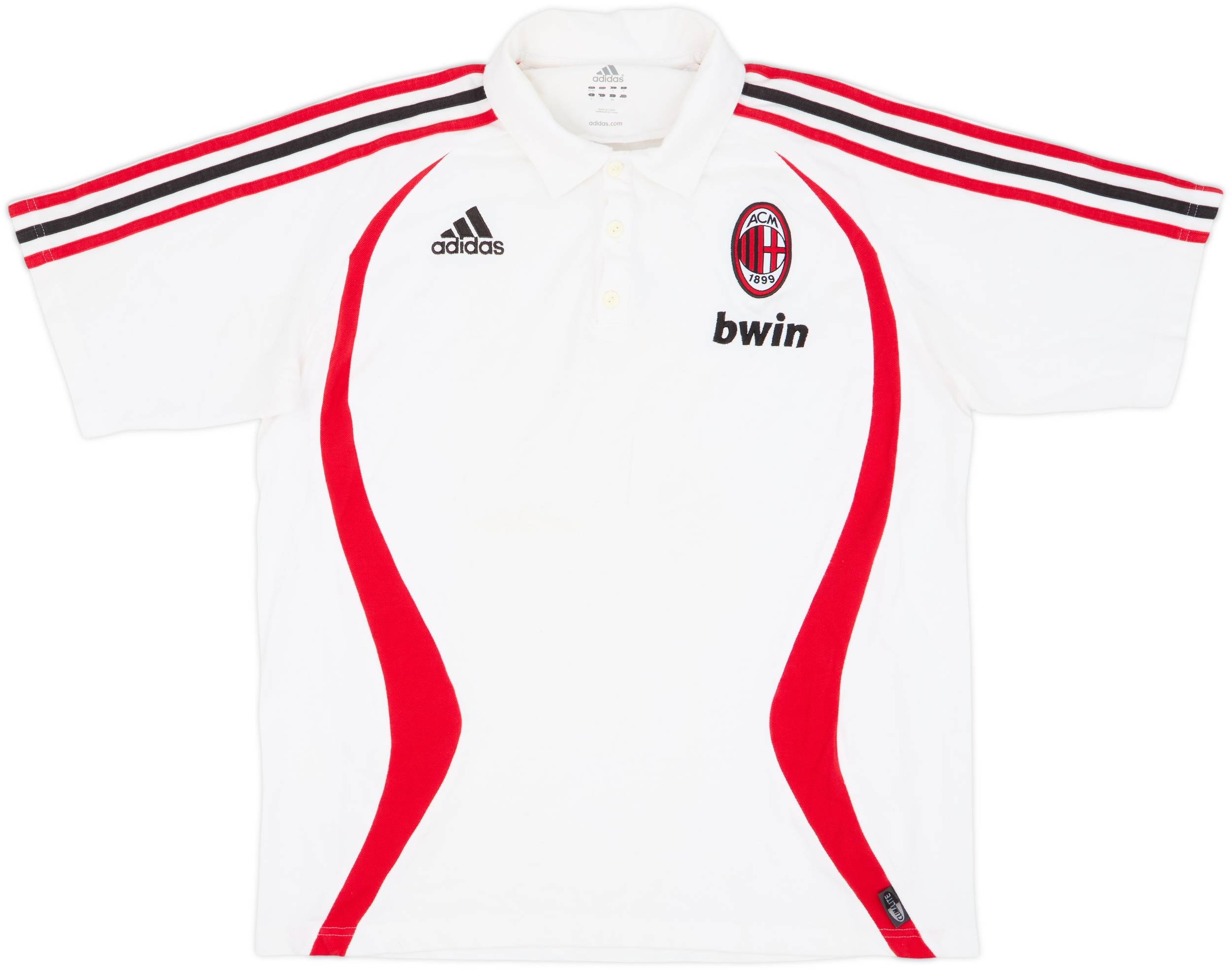 2006-07 AC Milan Player Issue adidas Polo Shirt - 7/10 - (L)