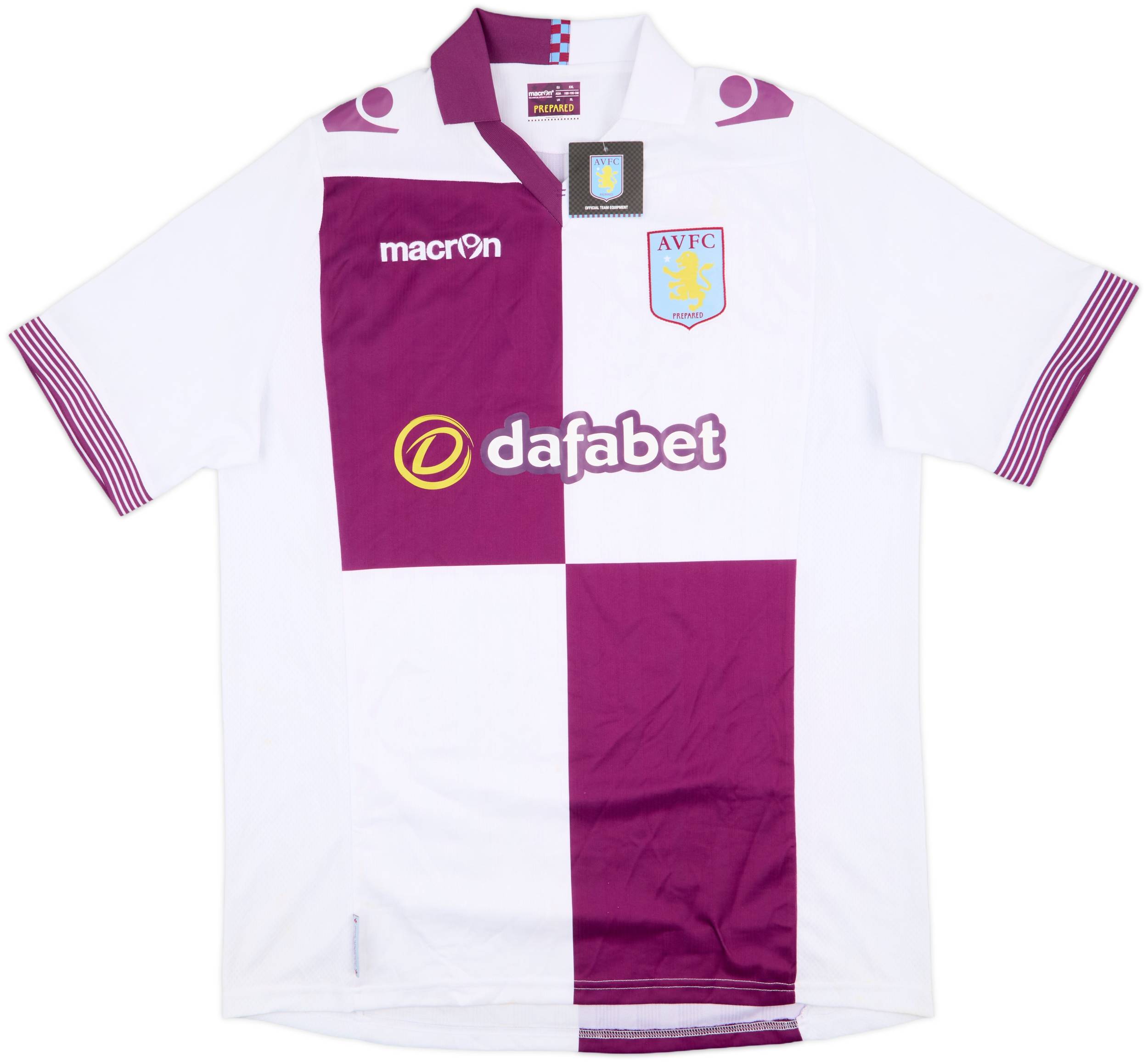 Maillot Aston Villa 2013-2014 Macron Domicile - Taille XL - Occasion