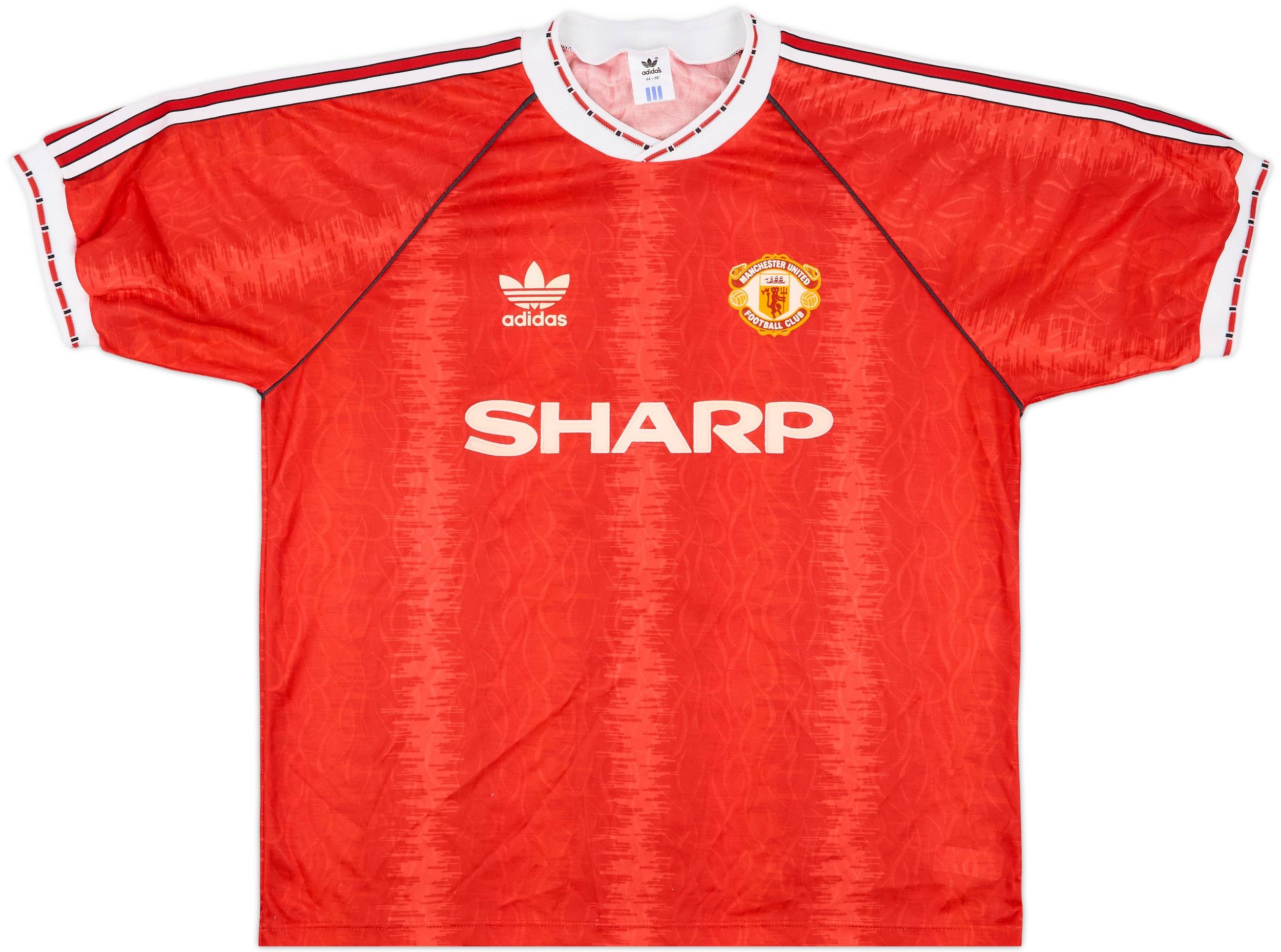 1990-92 Manchester United Home Shirt (XL|L)