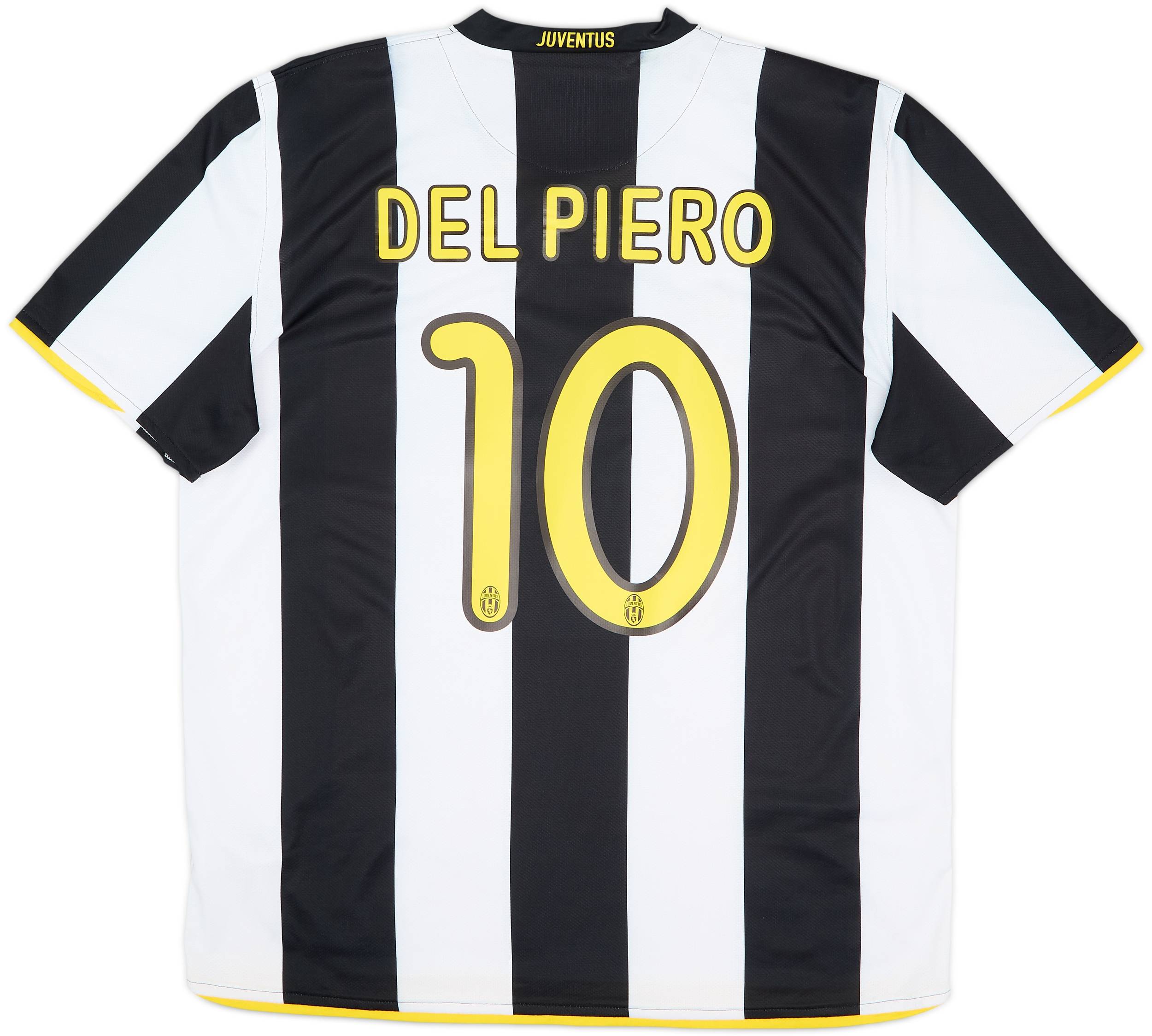 2008-09 Juventus Home Shirt Del Piero #10 - 7/10 - (XL)