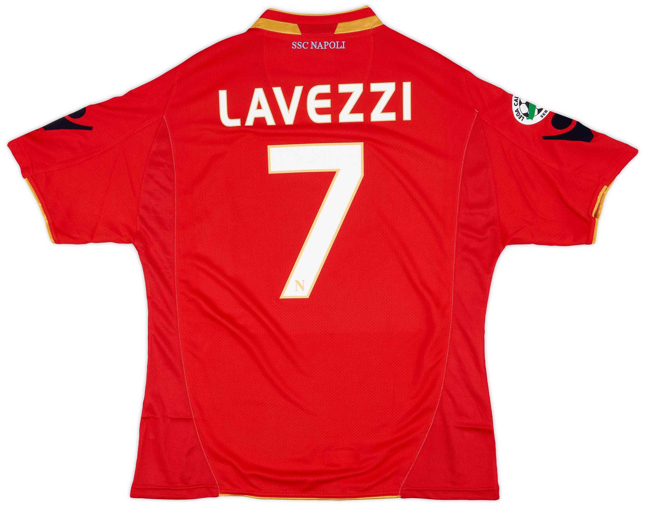 2009-10 Napoli Third Shirt Lavezzi #7 (L)