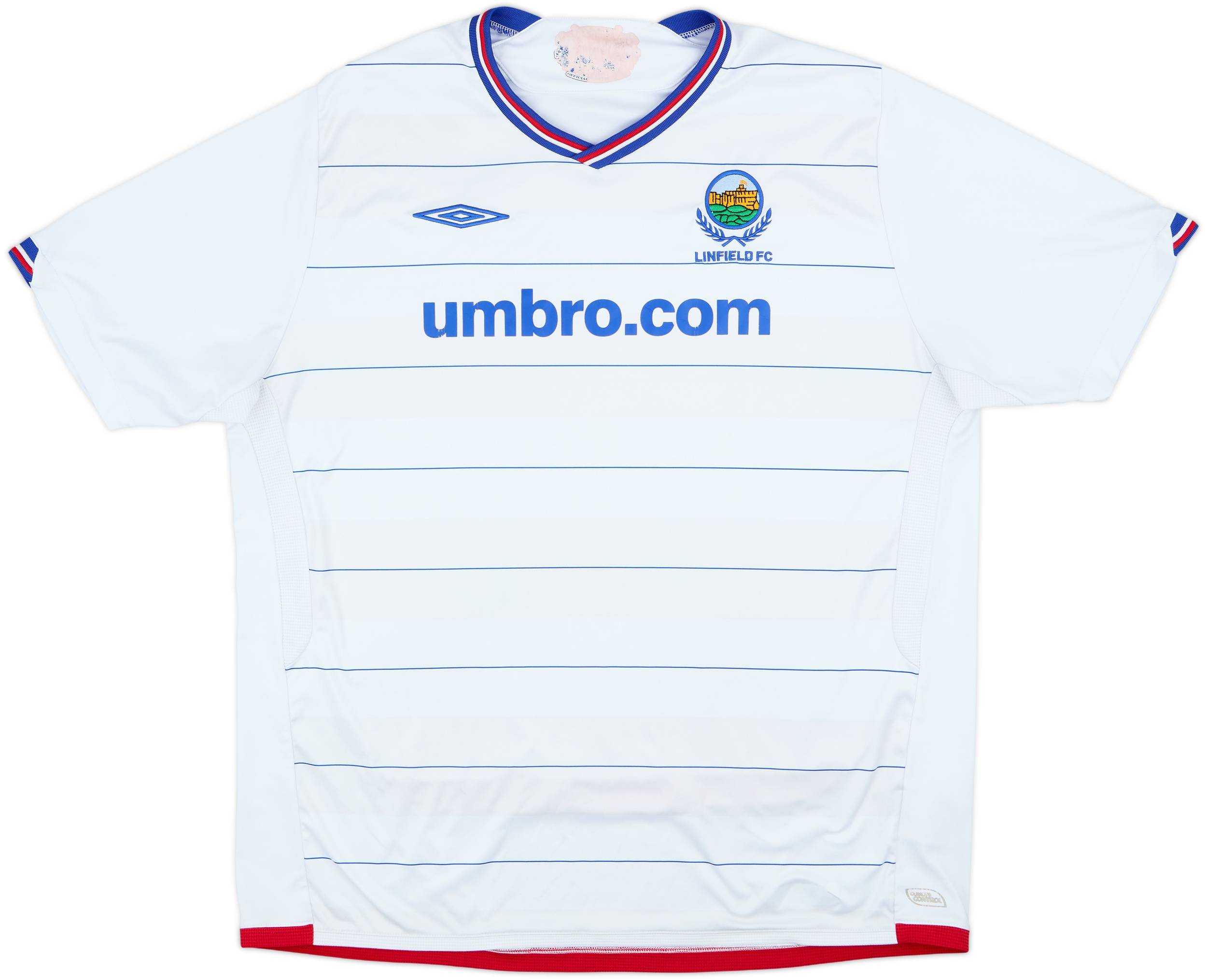 2009-10 Linfield Away Shirt - 8/10 - (XL)