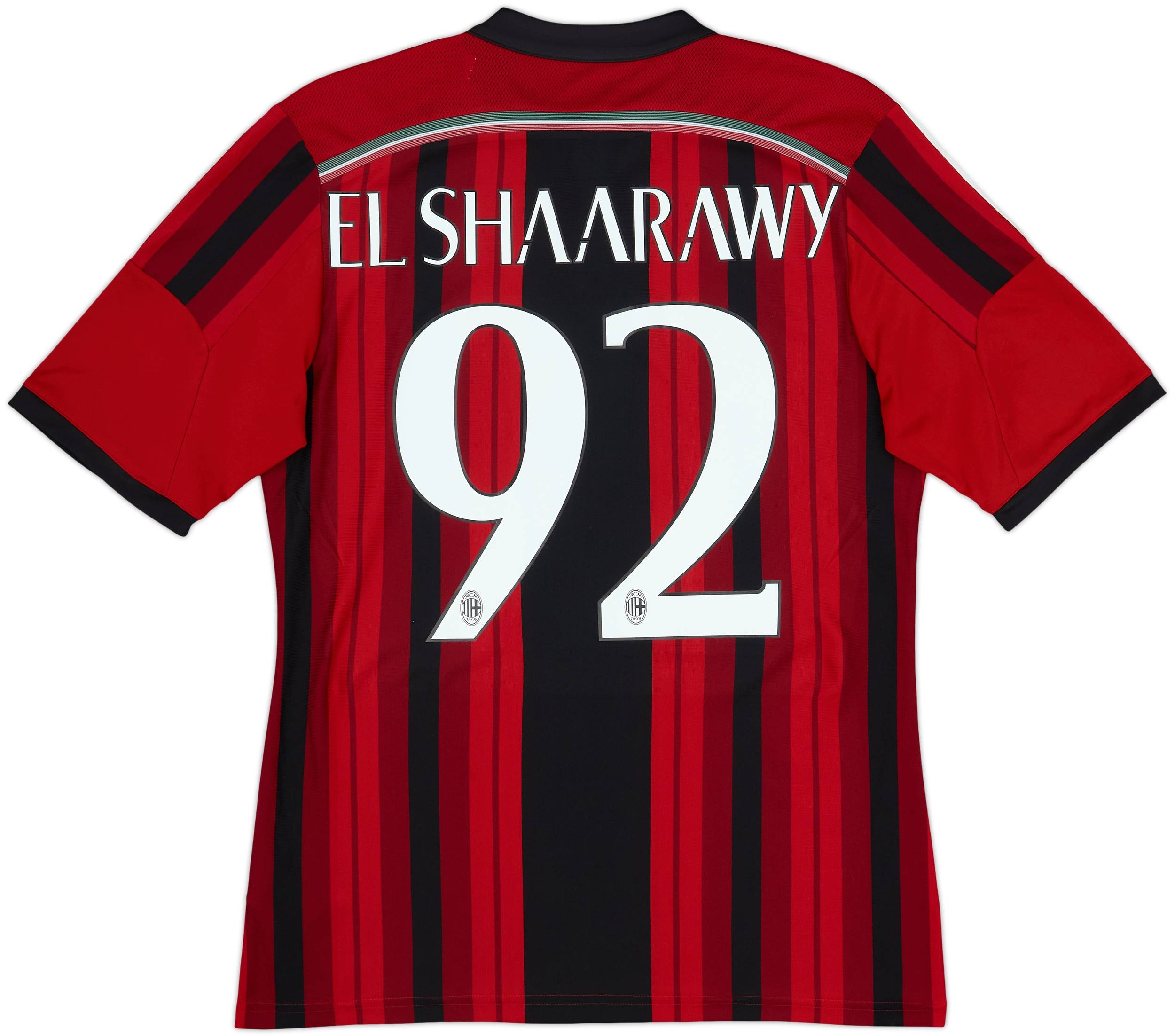 2014-15 AC Milan Home Shirt El Shaarawy #92 - 8/10 - (M)