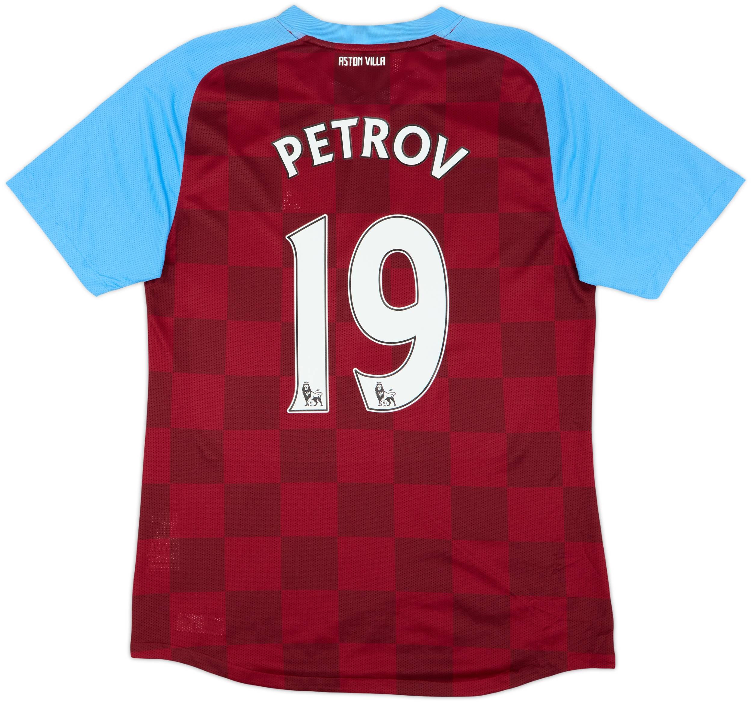 2011-12 Aston Villa Player Issue Home Shirt Petrov #19 - 8/10 - (L)
