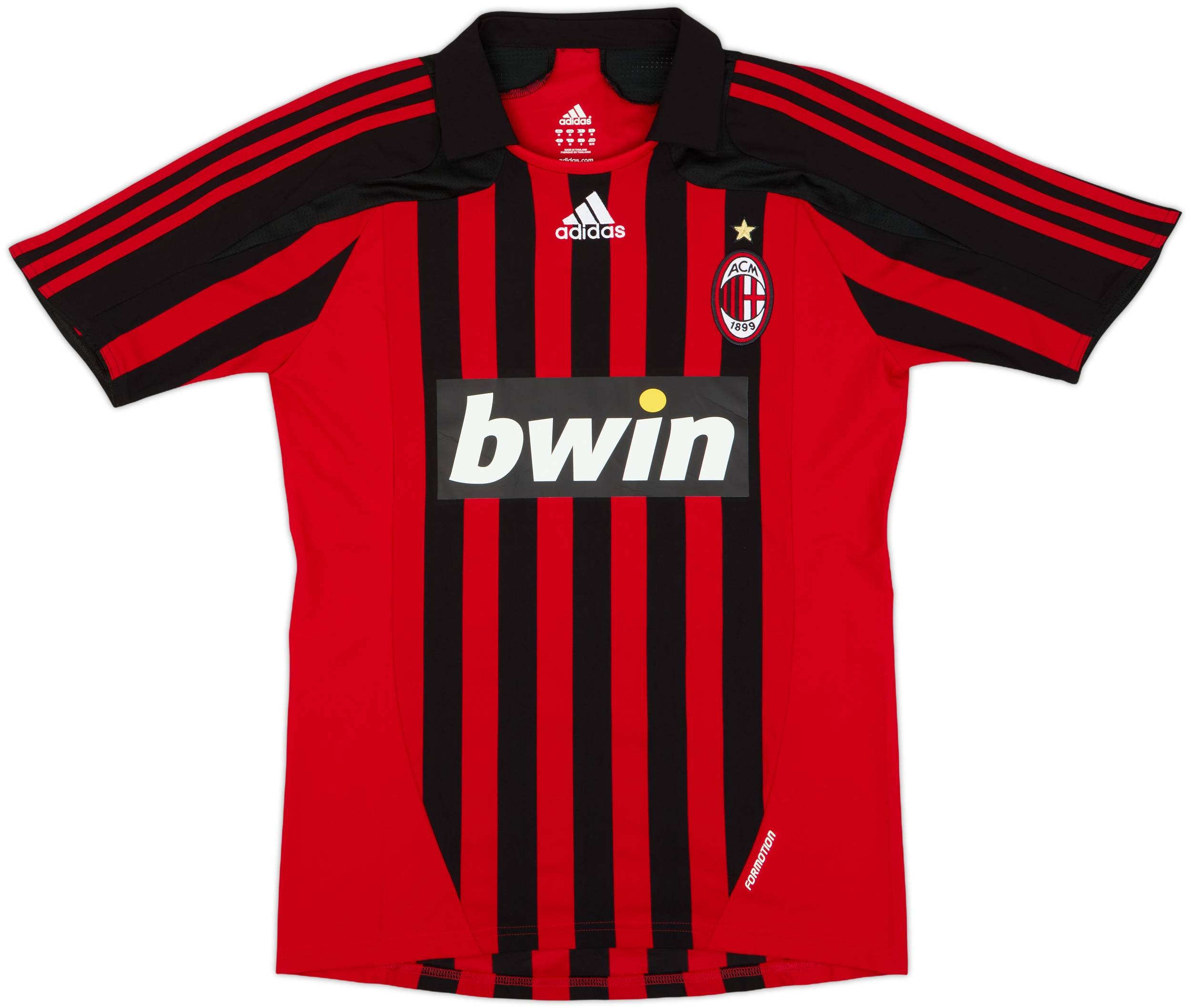 2007-08 AC Milan Player Issue Home Shirt #15 - 10/10 - (M)