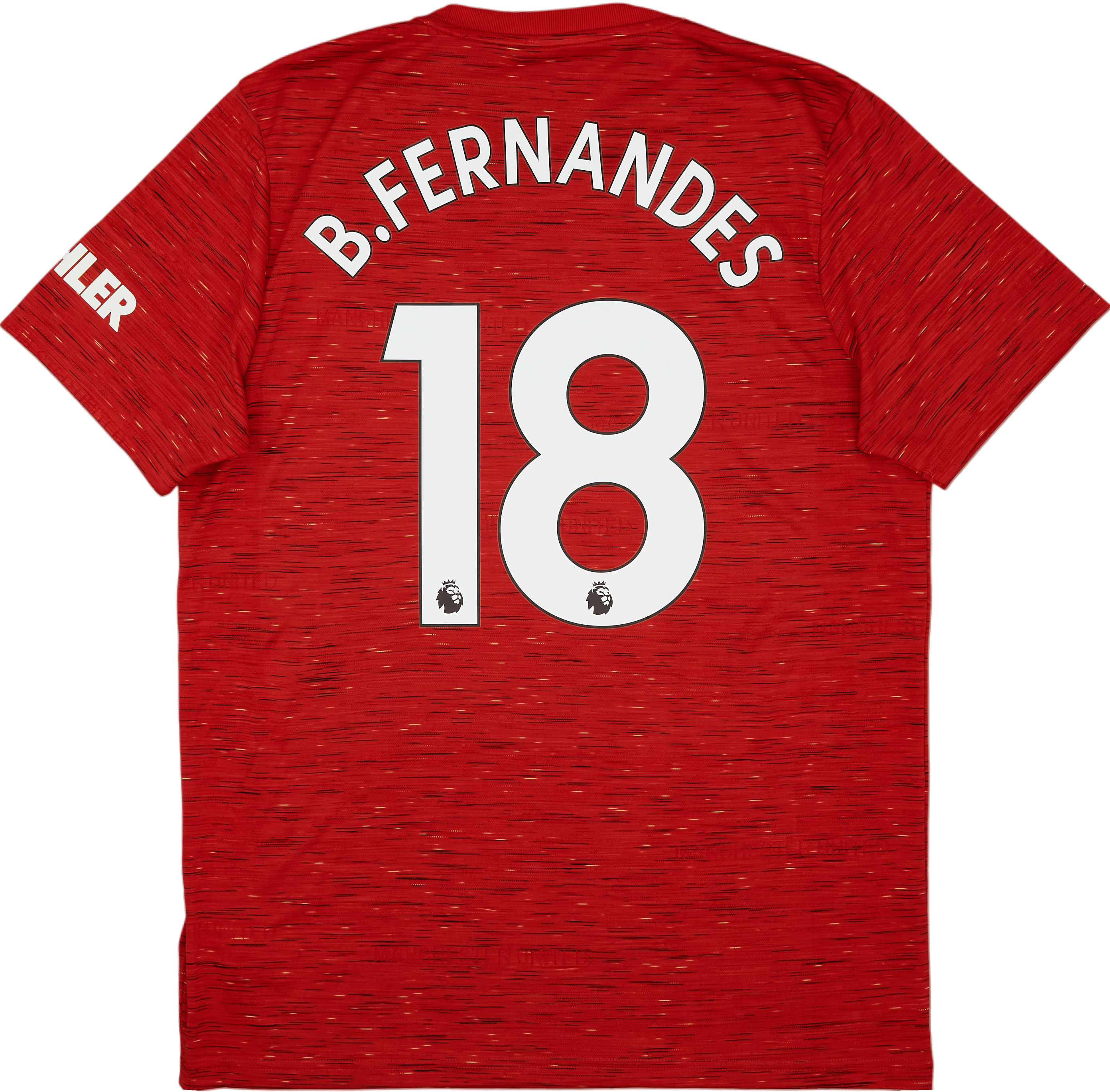 2020-21 Manchester United Home Shirt B.Fernandes #18