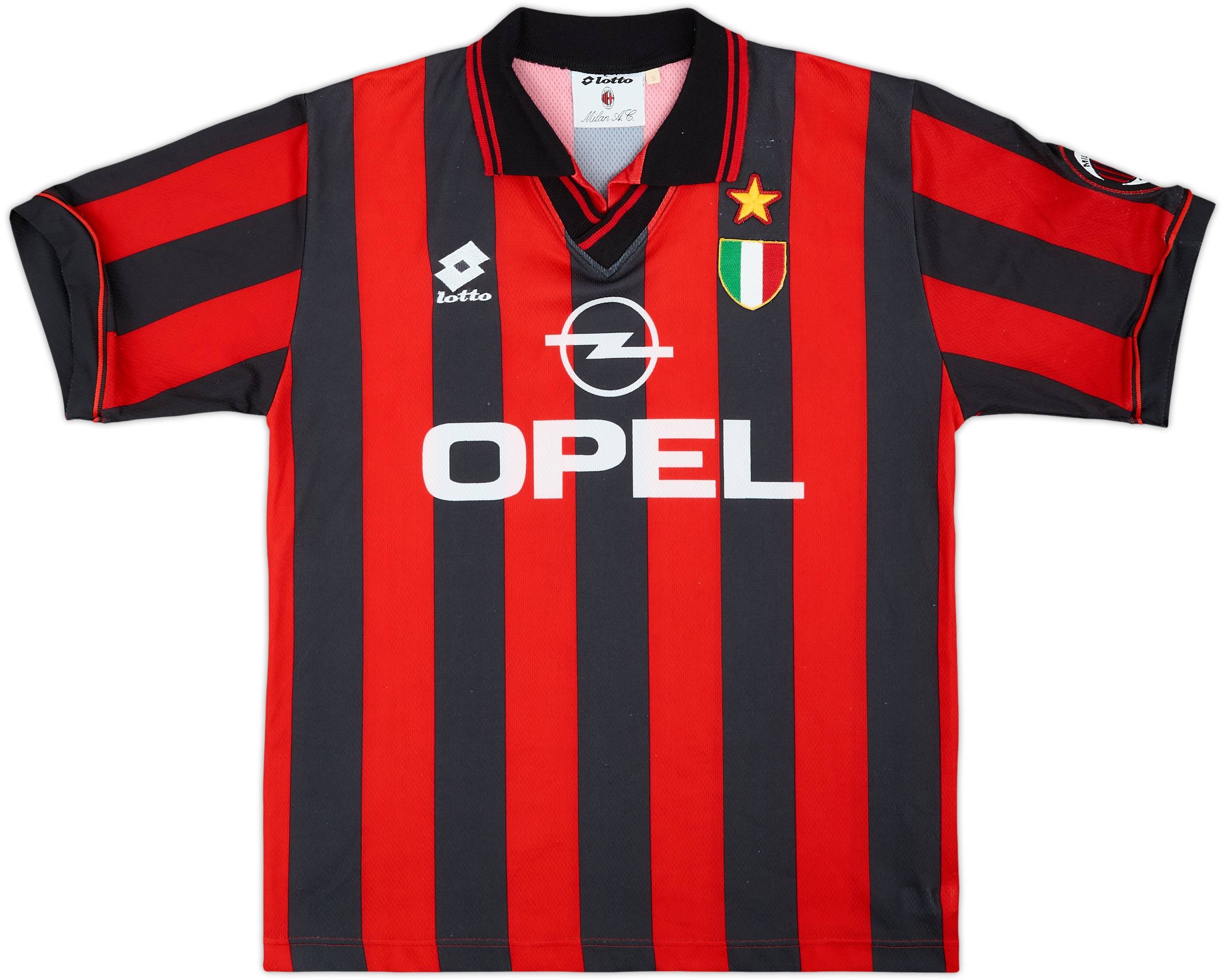 1994-95 AC Milan Home Shirt - 8/10 - (S)