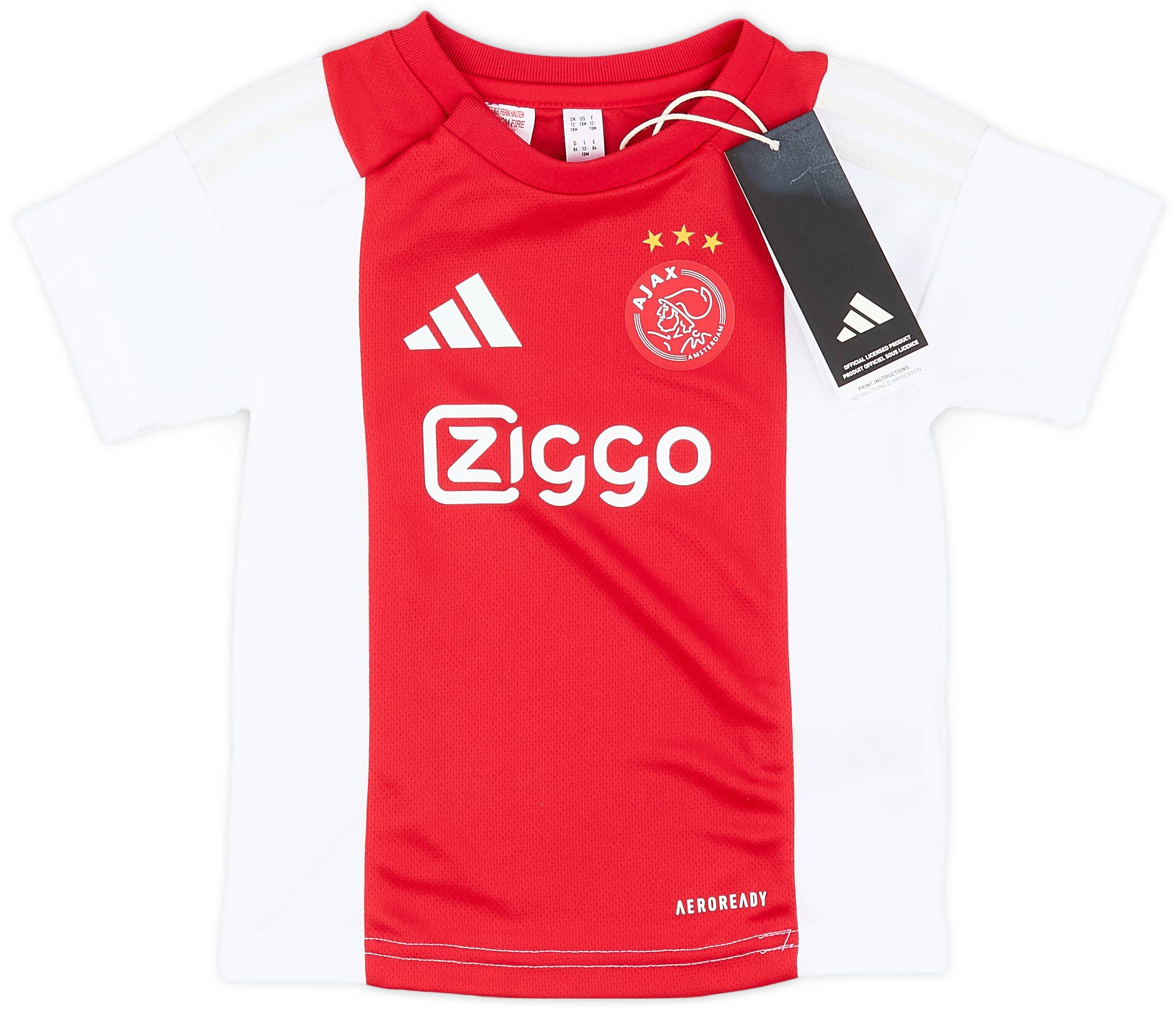 2024-25 Ajax Home Shirt & Shorts Kit (BABY)