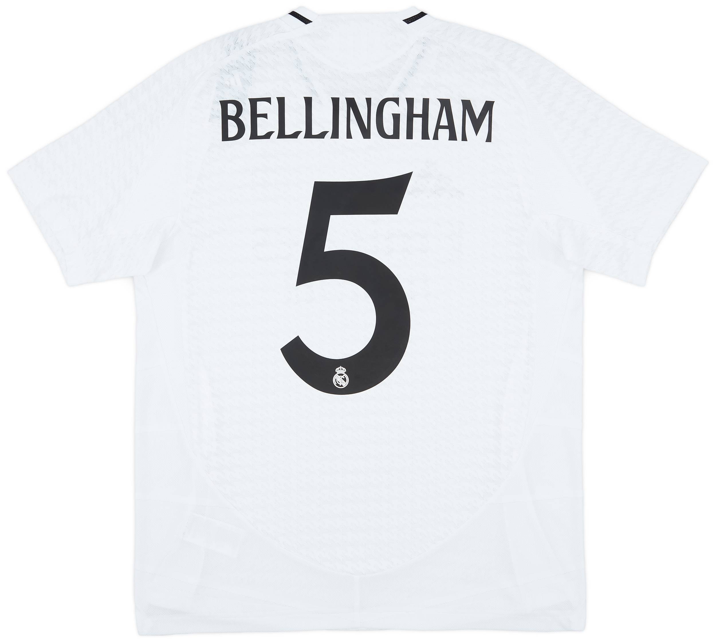 2024-25 Real Madrid Authentic Home Shirt Bellingham #5