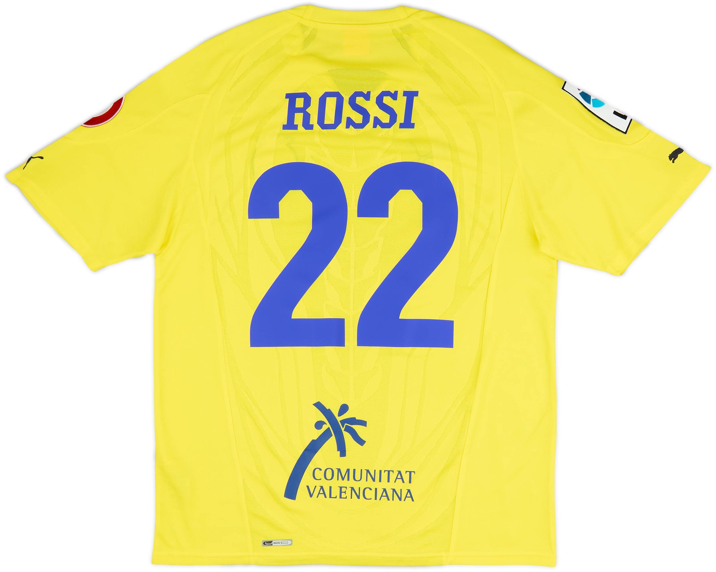 2010-11 Villarreal Home Shirt Rossi #22