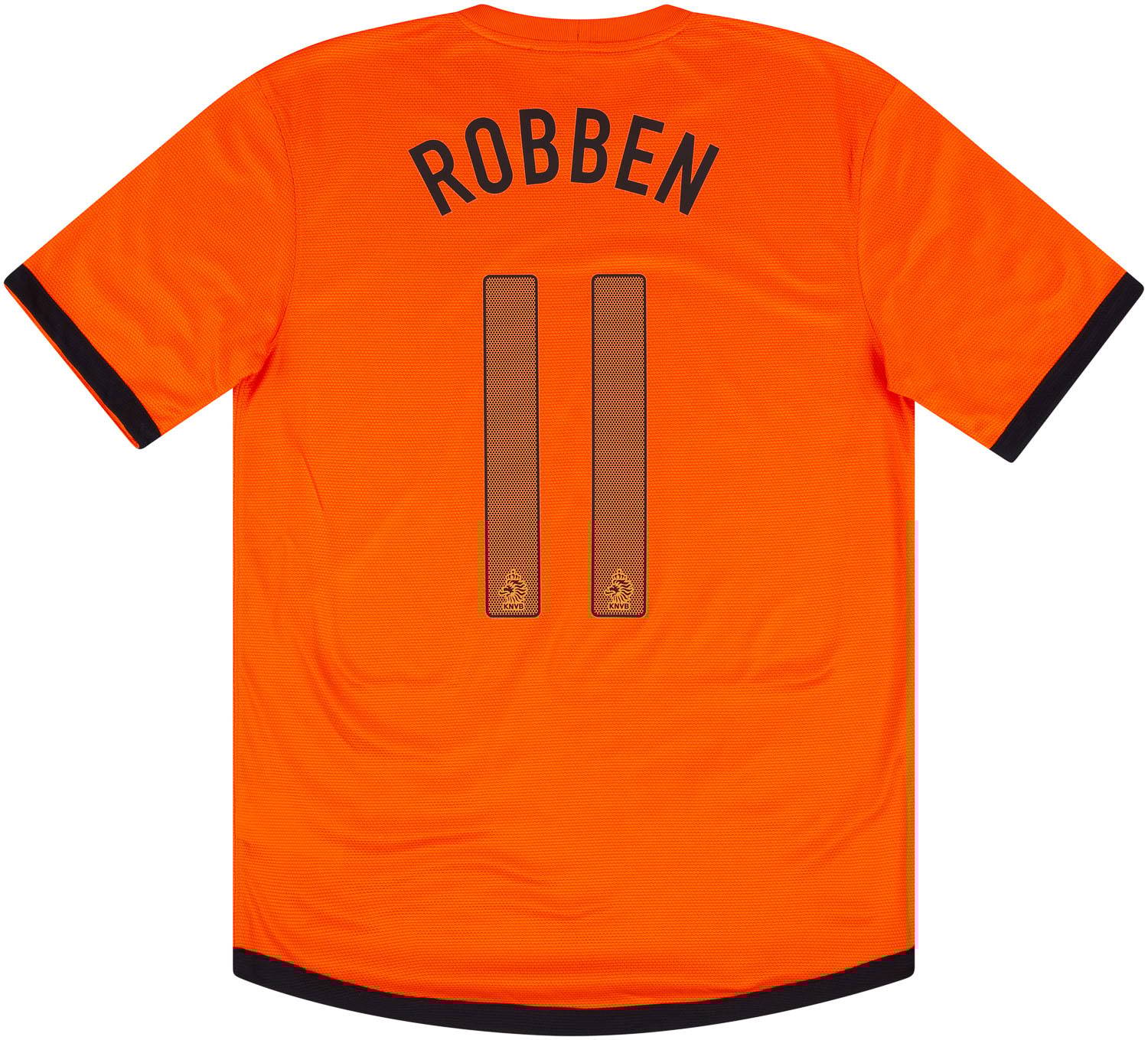 2012-13 Netherlands Home Shirt Robben #11