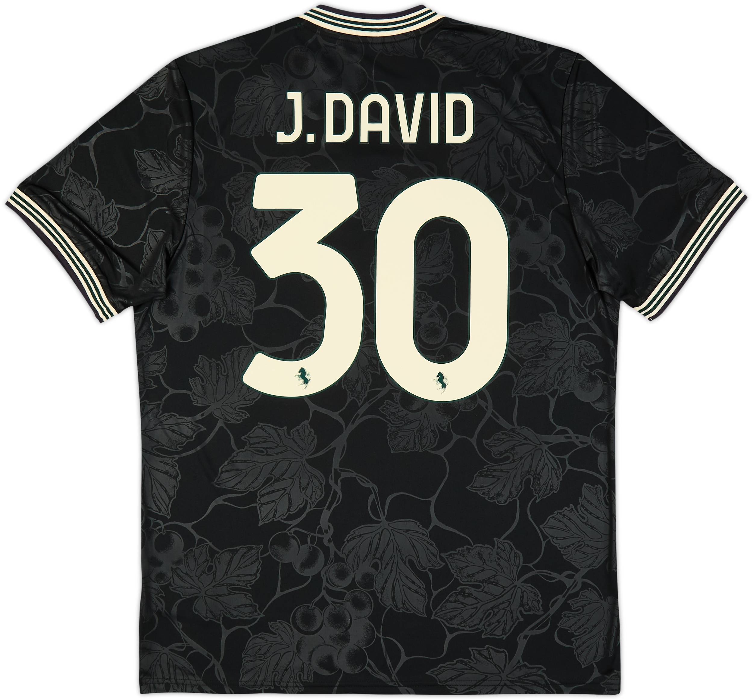 2025-26 Juventus Third Shirt J.David #30