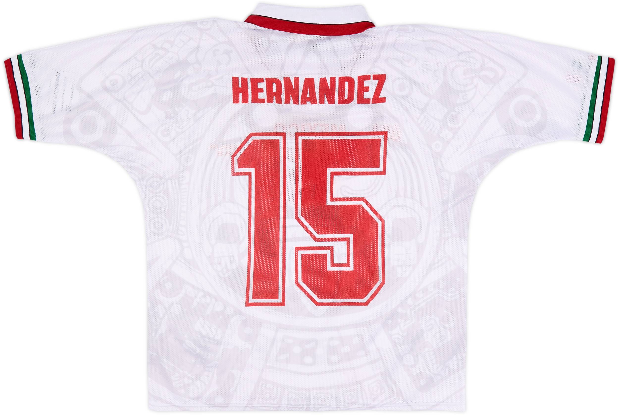 1998 Mexico ABA Sport Reissue Away Shirt Hernandez #15