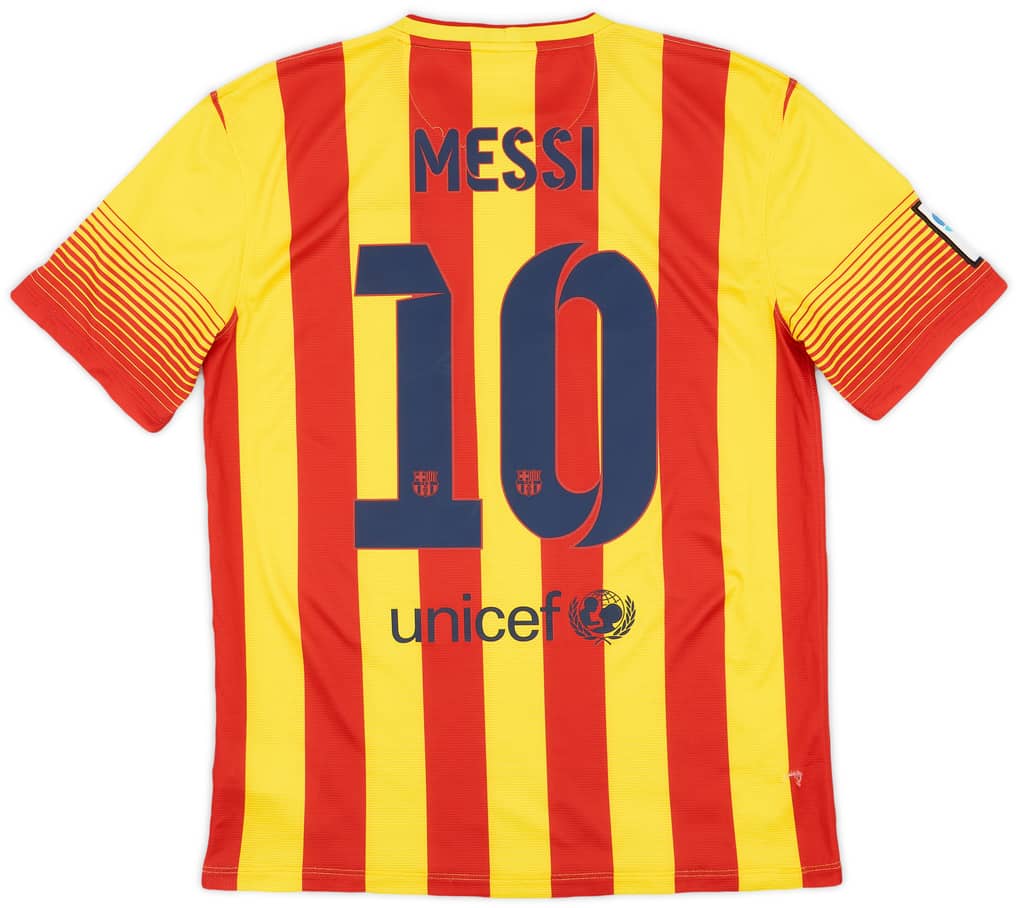 2013-15 Barcelona Away Shirt Messi #10 - 6/10 - (M)