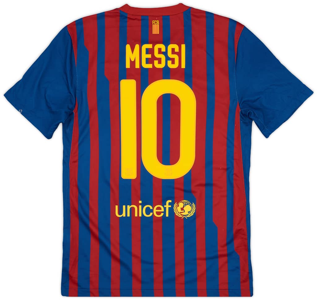 2011-12 Barcelona Home Shirt Messi #10 - 6/10 - (S)