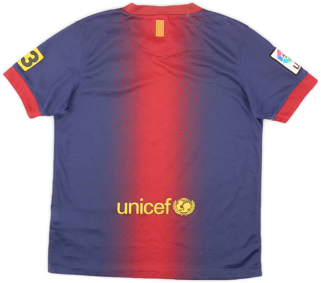 2012-13 Barcelona Home Shirt - 6/10 - (M.Boys)