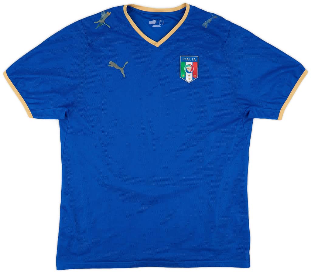 2007-08 Italy Home Shirt - 4/10 - (XL)