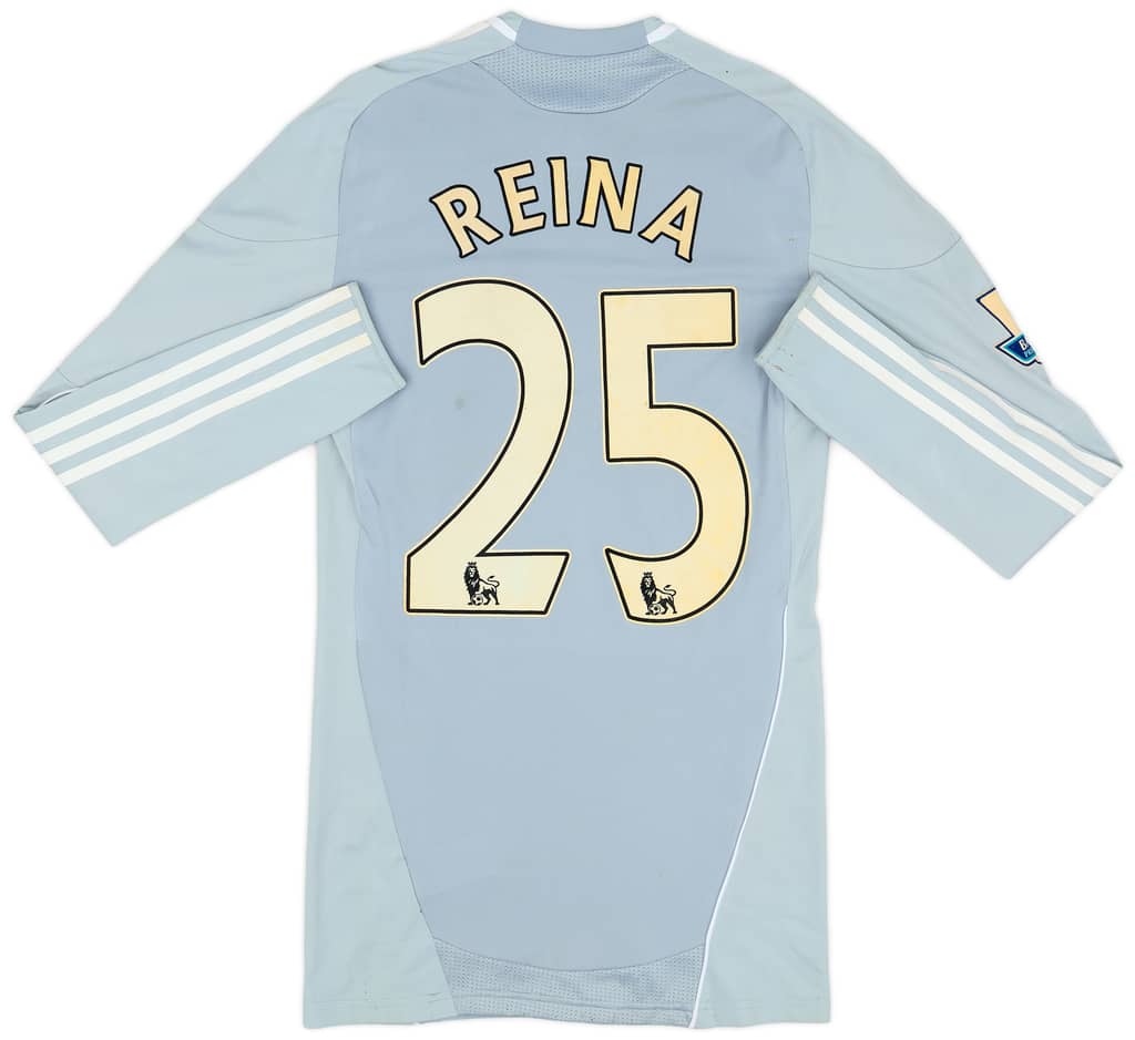 2010-12 Liverpool Player Issue TechFit GK Shirt Reina #25 (S)