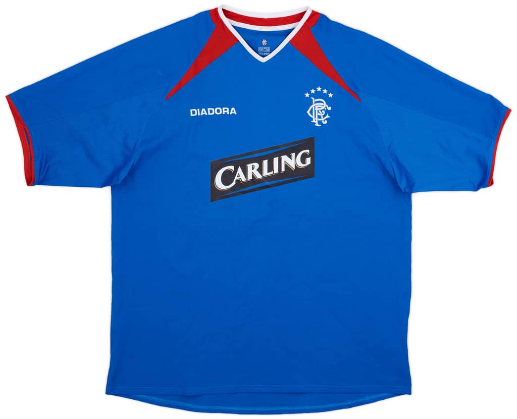 2003-05 Rangers Home Shirt - 8/10 - (XL)