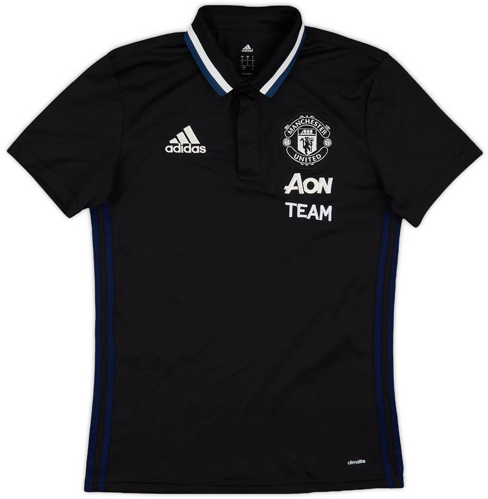 2016-17 Manchester United adidas Polo Shirt - 8/10 - (S)