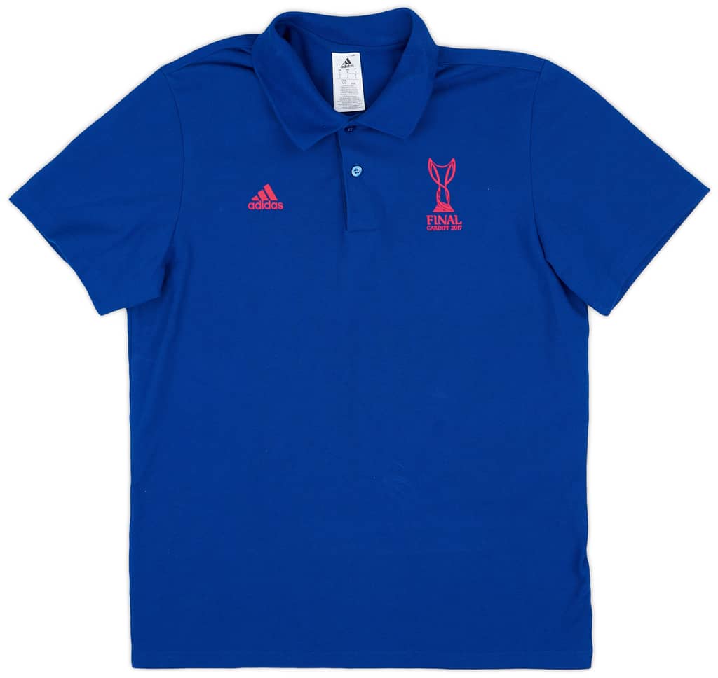2017 adidas "Women's CL Final Cardiff 2017" Polo Shirt - 8/10 - (L)