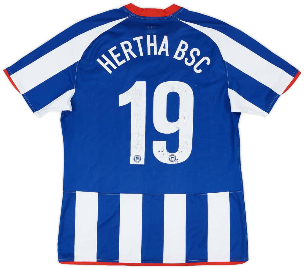 2008-09 Hertha Berlin Match Issue Home Shirt #19