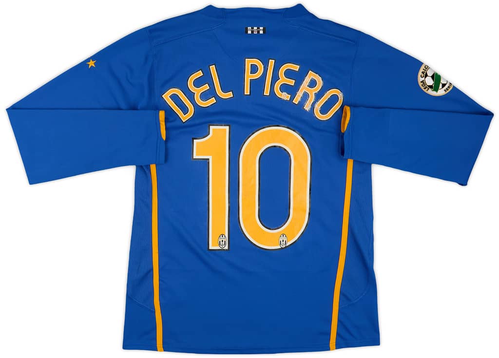 2007-08 Juventus Away L/S Shirt Del Piero #10 - 6/10 - (S)