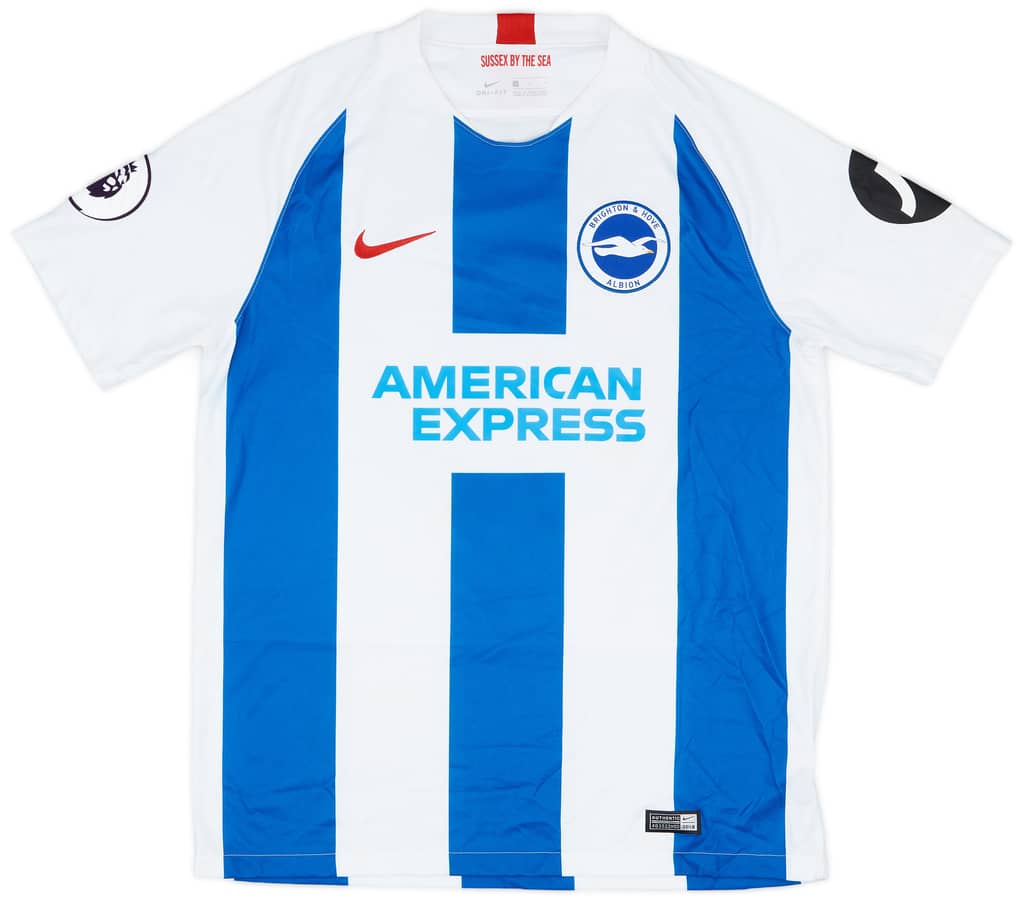 2018-19 Brighton Match Issue Home Shirt Dunk #5