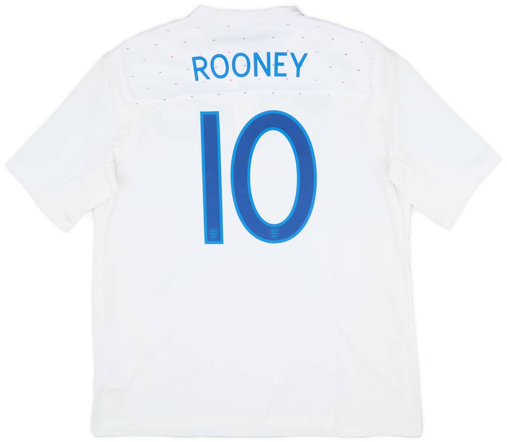 2010-11 England Home Shirt Rooney #10 (XXL)