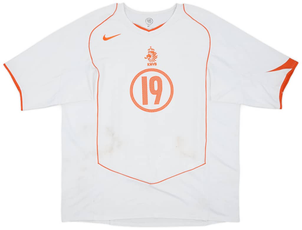2004-06 Netherlands Away Shirt Robben #19 - 4/10 - (XL)