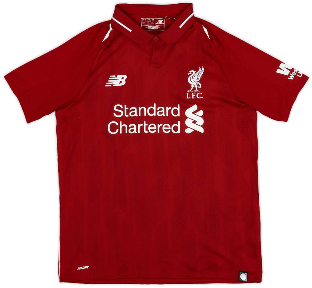 2018-19 Liverpool Home Shirt - 7/10 - (XL.Boys)