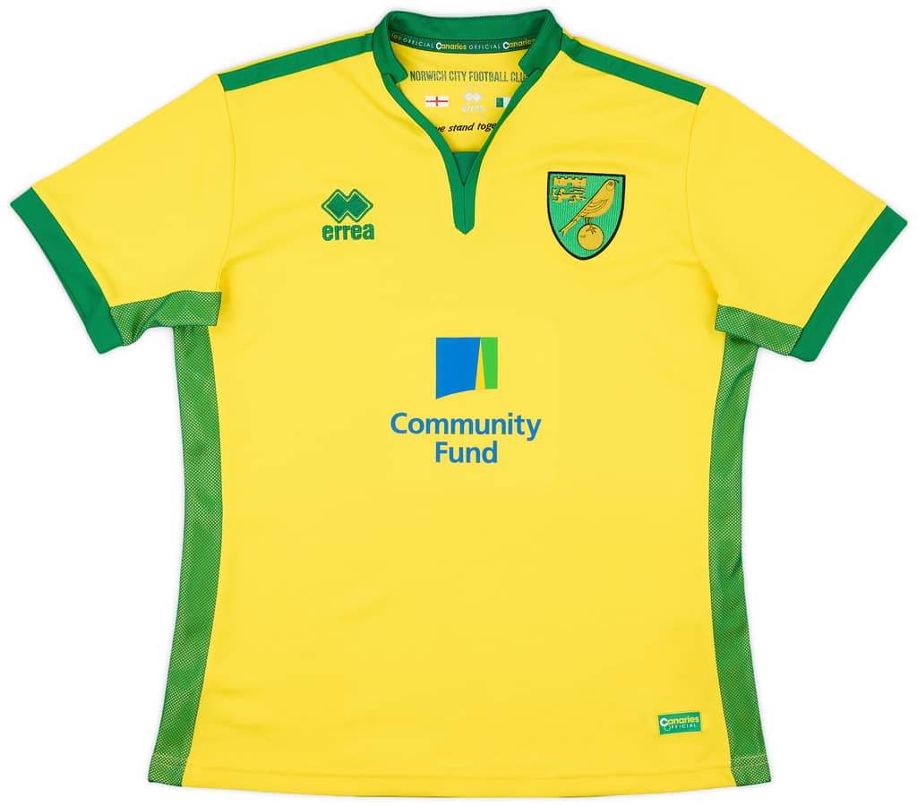 2016-17 Norwich Home Shirt - 9/10 - (S)