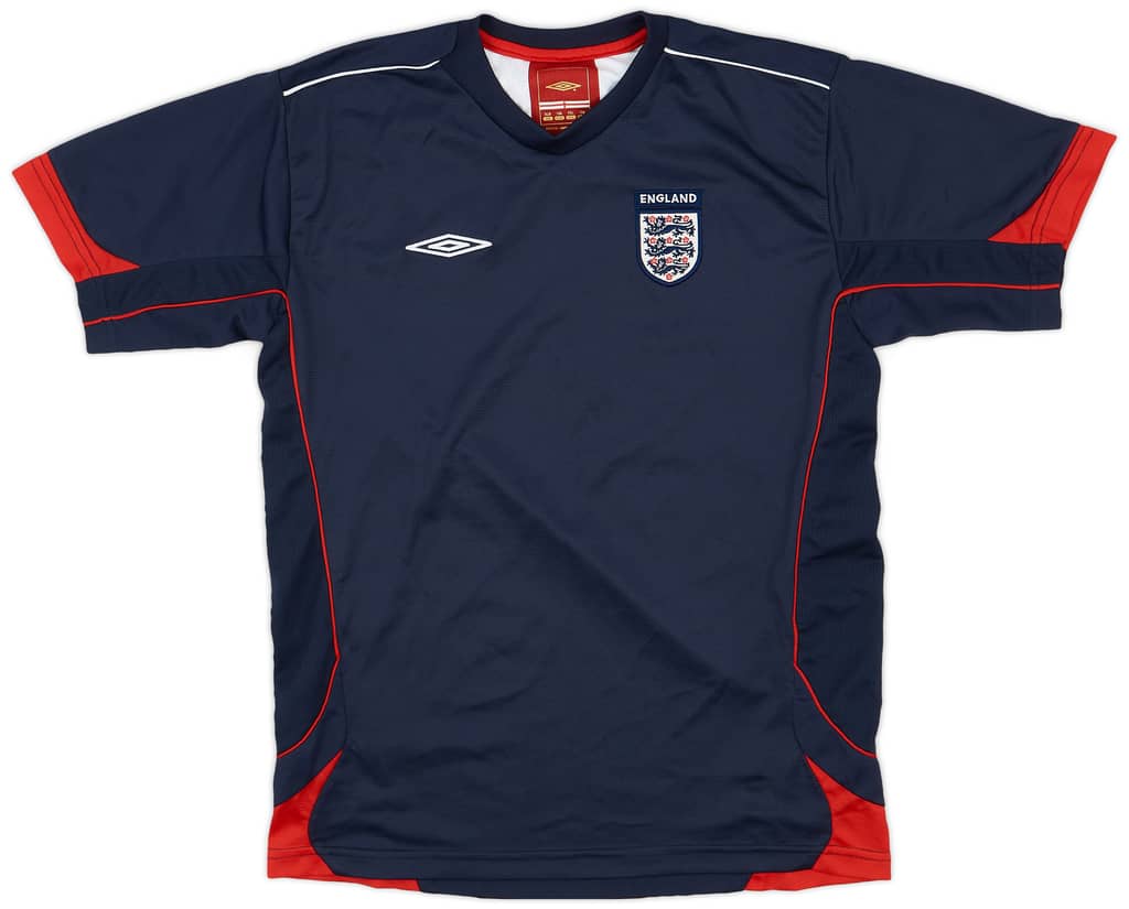 2006-07 England Umbro Training Shirt - 9/10 - (XL.Boys)