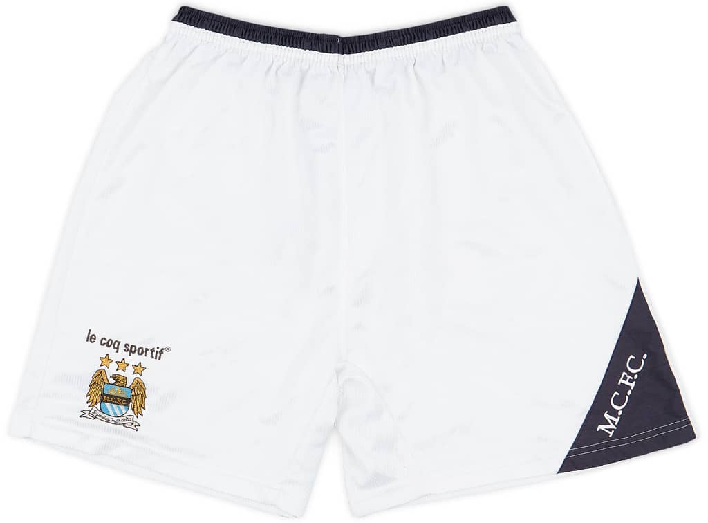 1999-01 Manchester City Home Shorts - 7/10 - (S)