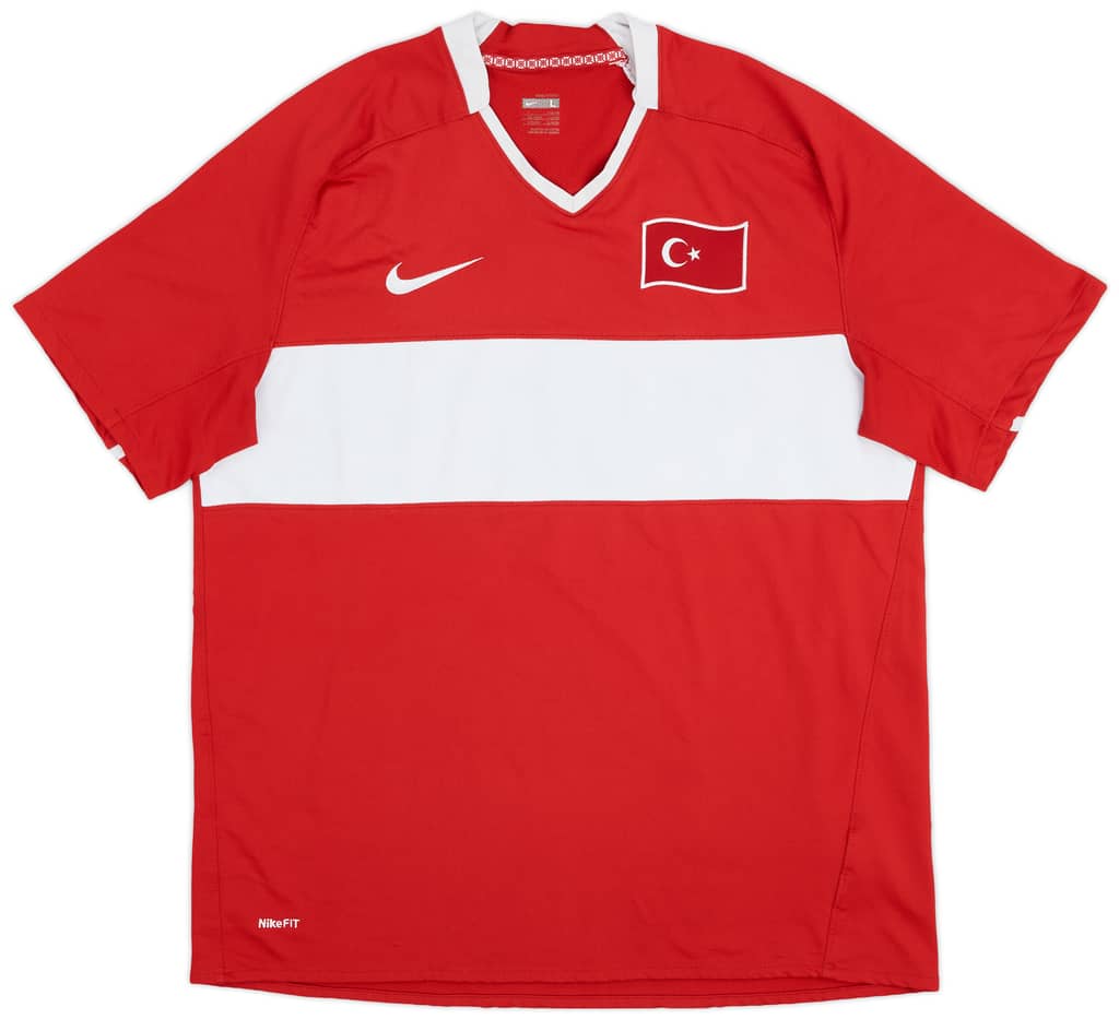 2008-10 Turkey Home Shirt - 8/10 - (L)