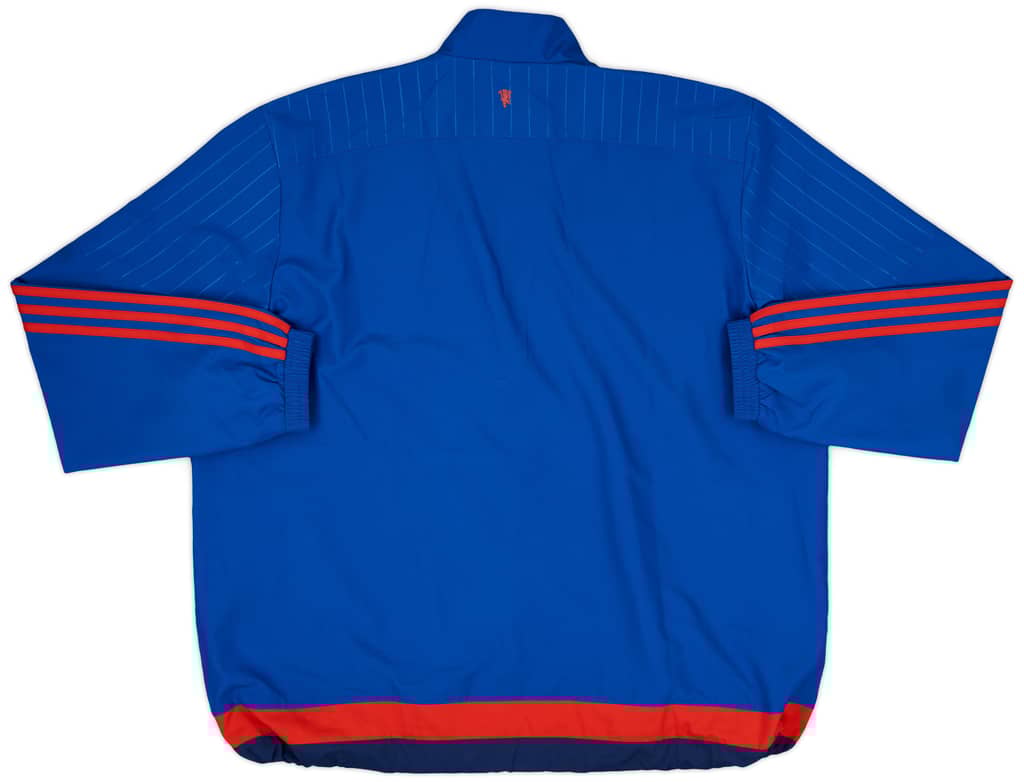 2015-16 Manchester United adidas Track Jacket - 9/10 - (XXL)