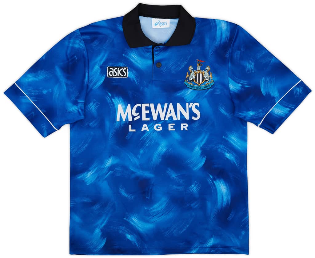 1993-95 Newcastle Away Shirt Albert #27 - 9/10 - (M)